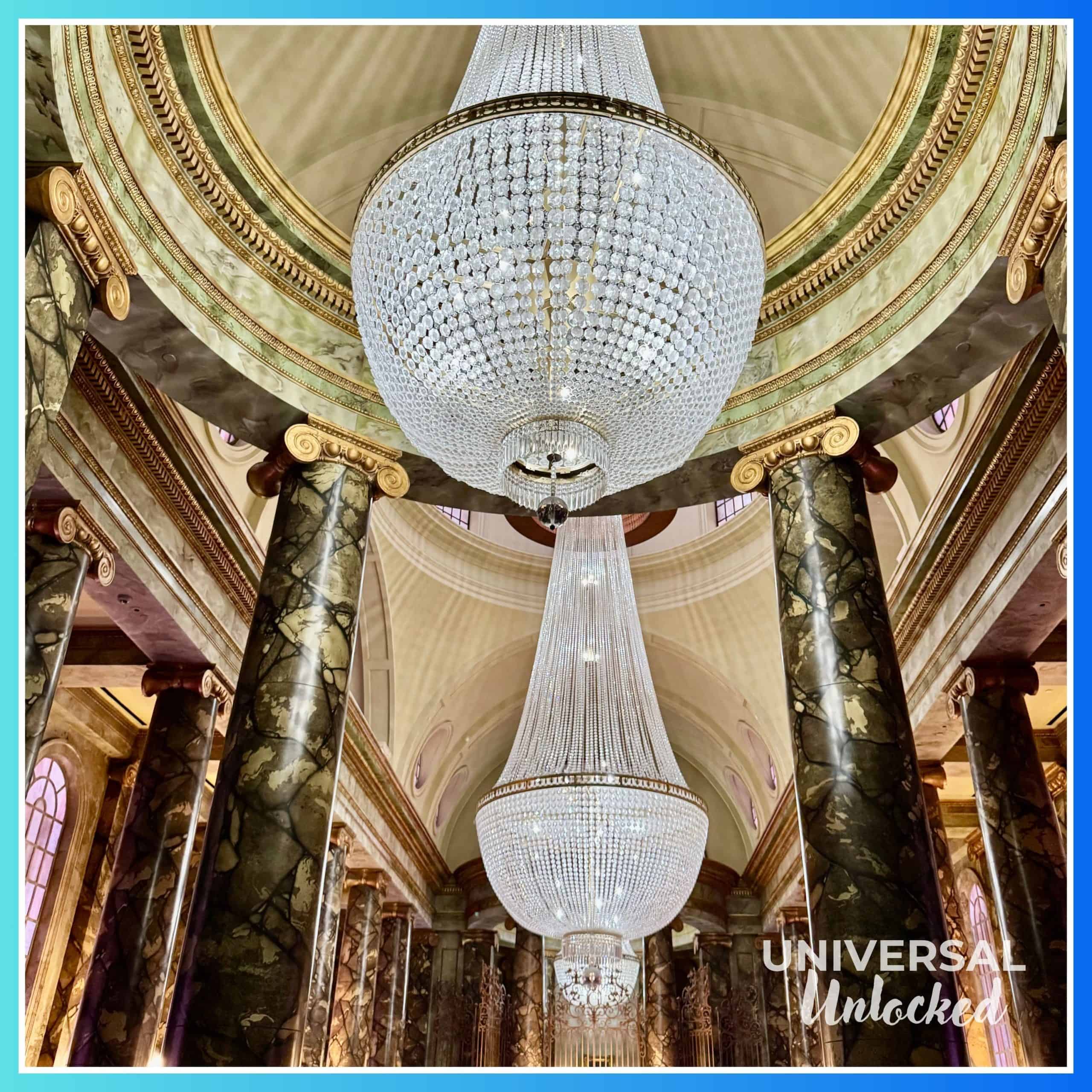 Bank lobby in Harry Potter and the Escape from Gringotts™