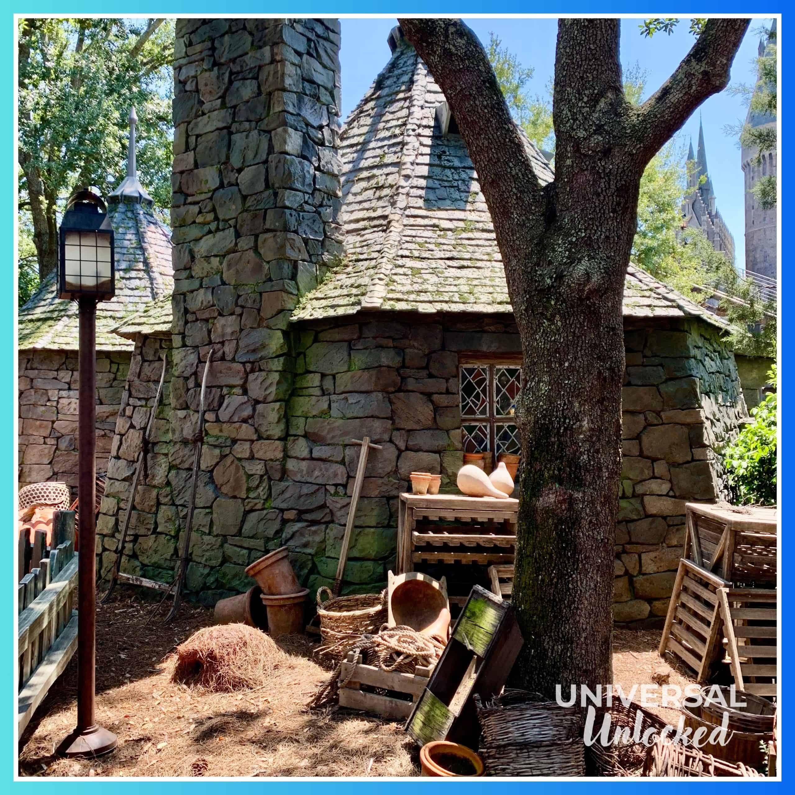 Hagrid's Hut in Hagrid’s Magical Creatures Motorbike Adventure™
