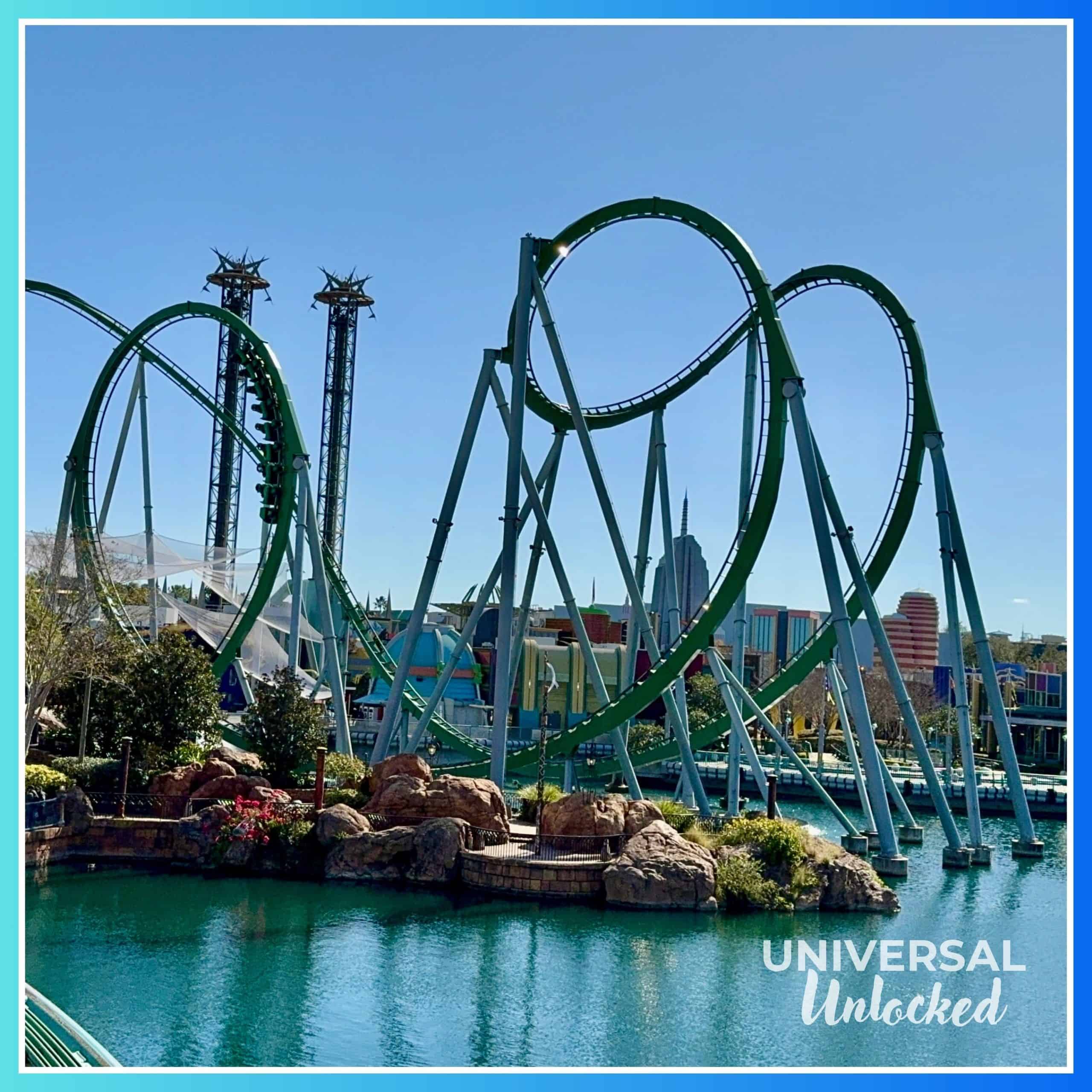 The Incredible Hulk Coaster® in Marvel Super Hero Island at Islands of Adventure