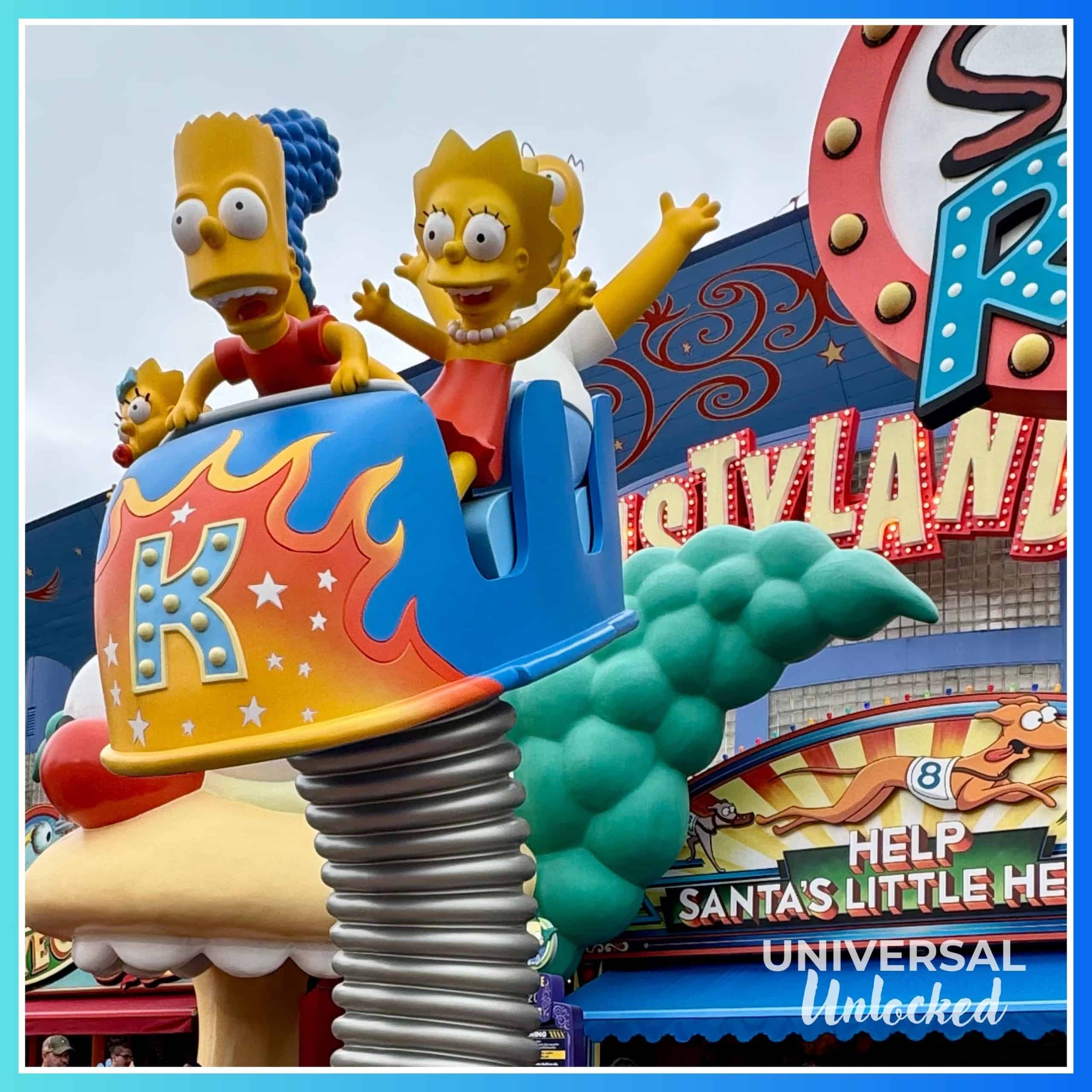 Entrance to the Simpsons Ride at Universal Studios Florida