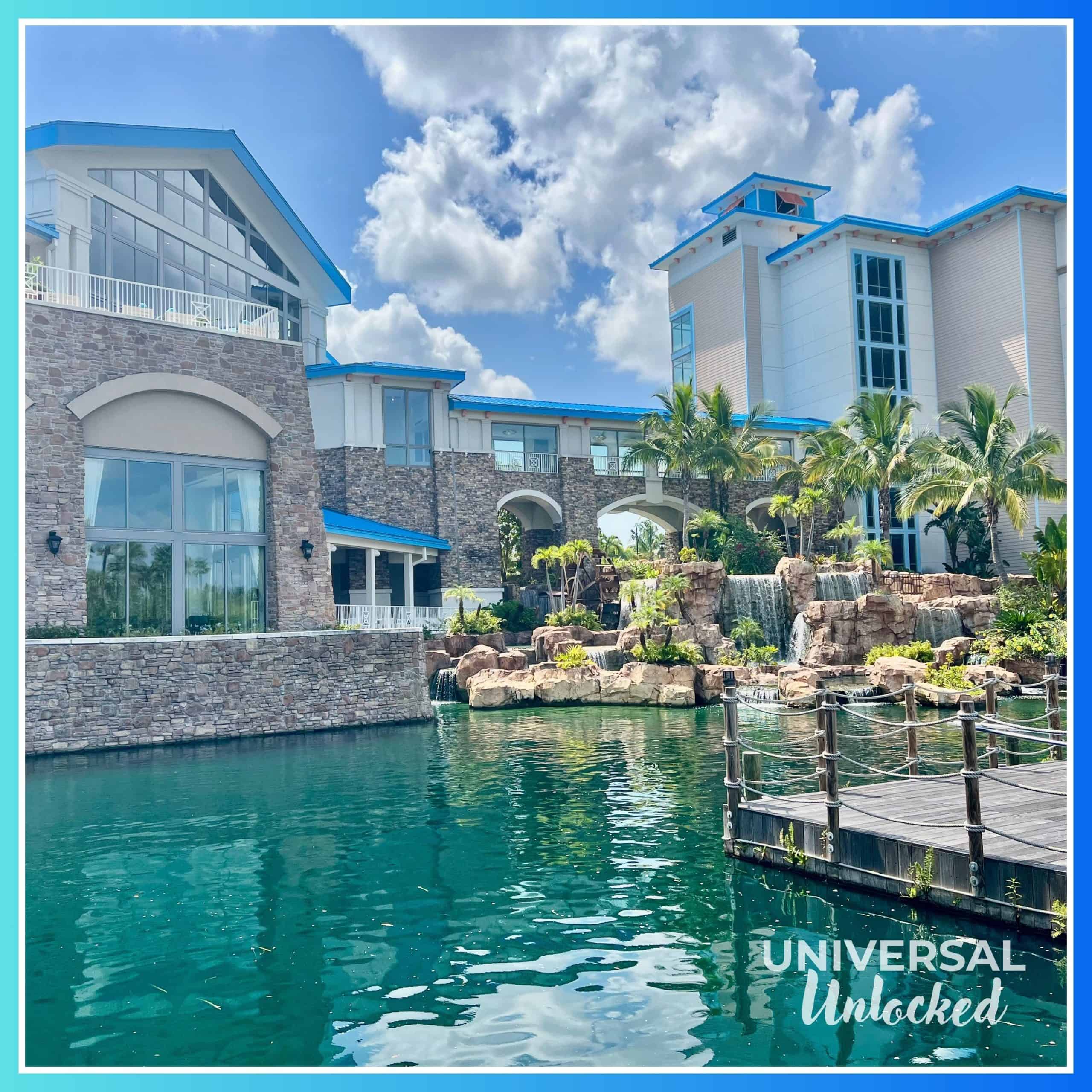 Loews Sapphire Falls Resort water taxi dock
