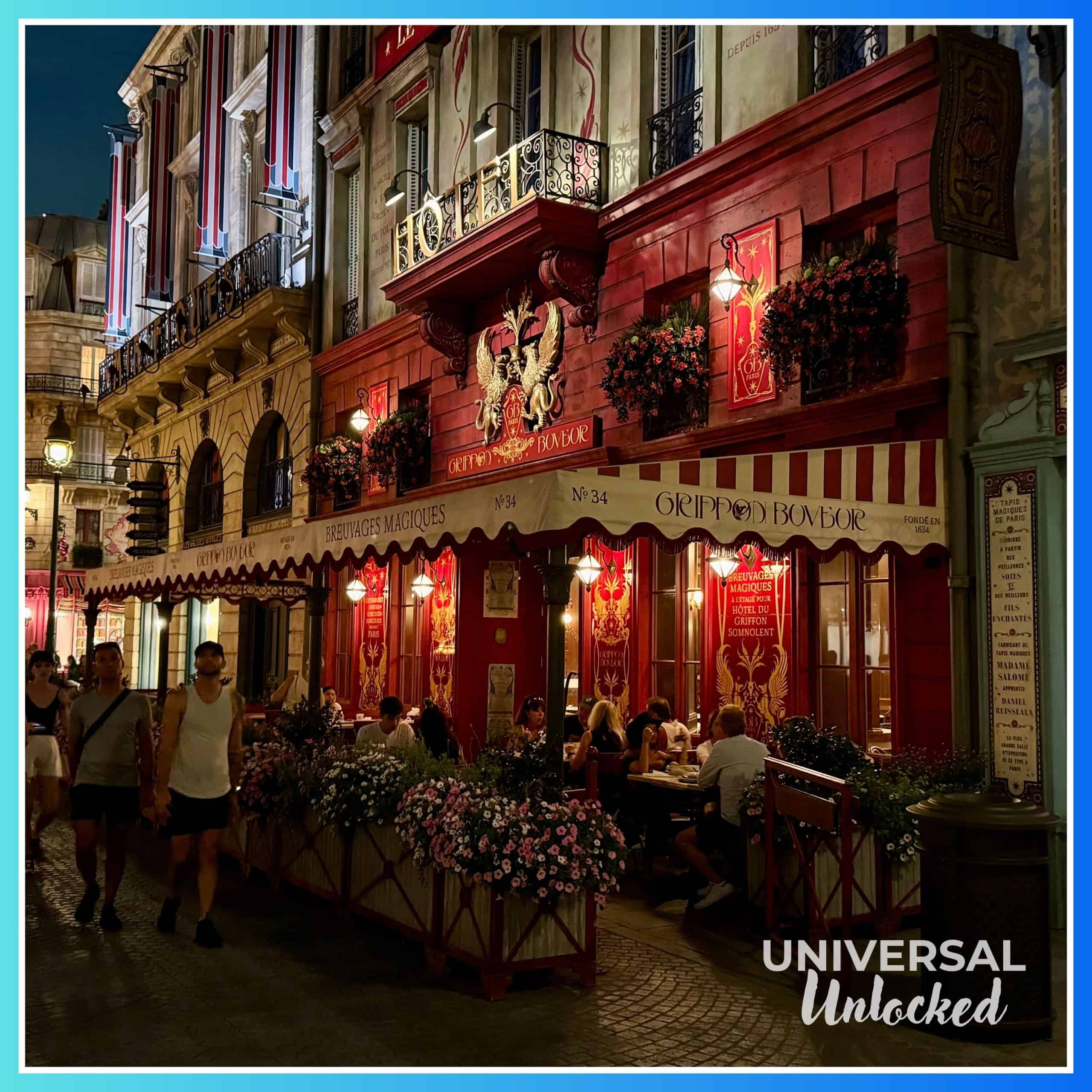Night at Café L’air De La Sirène™ in The Wizarding World of Harry Potter™ – Ministry of Magic™