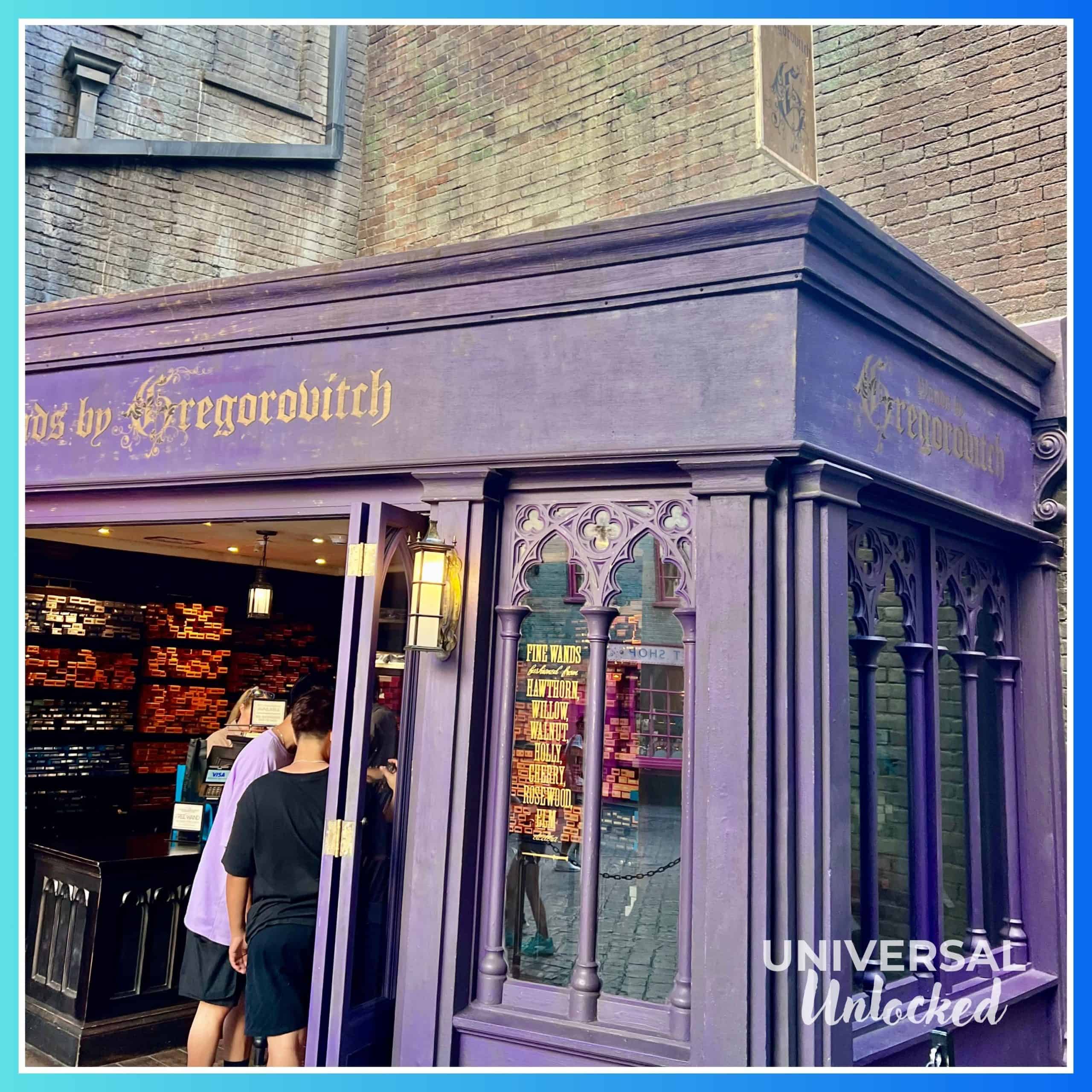 Wands by Gregorovitch in The Wizarding World of Harry Potter™ – Hogsmeade™ in Islands of Adventure