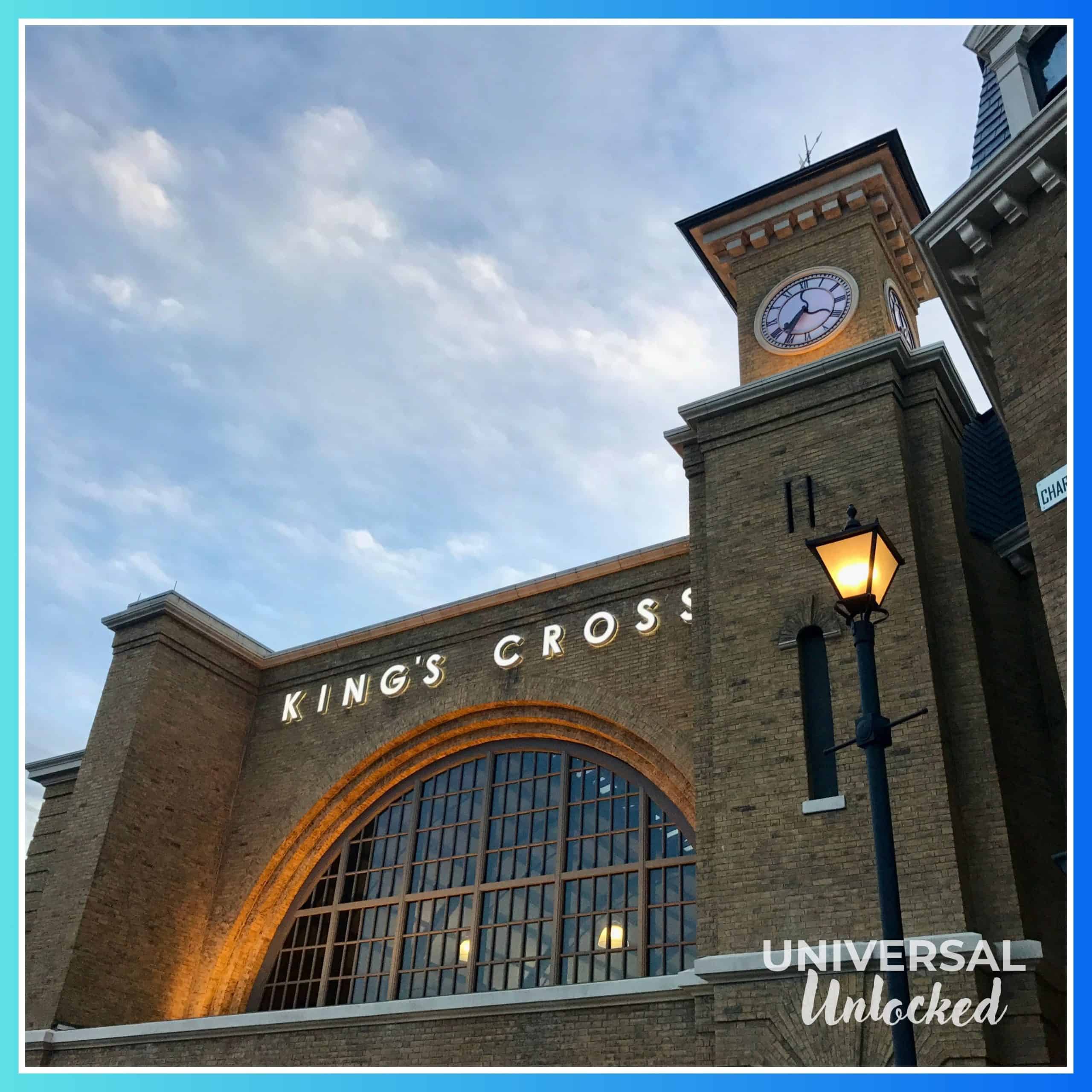 Inside King's Cross Station in the London area of Universal Studios Florida