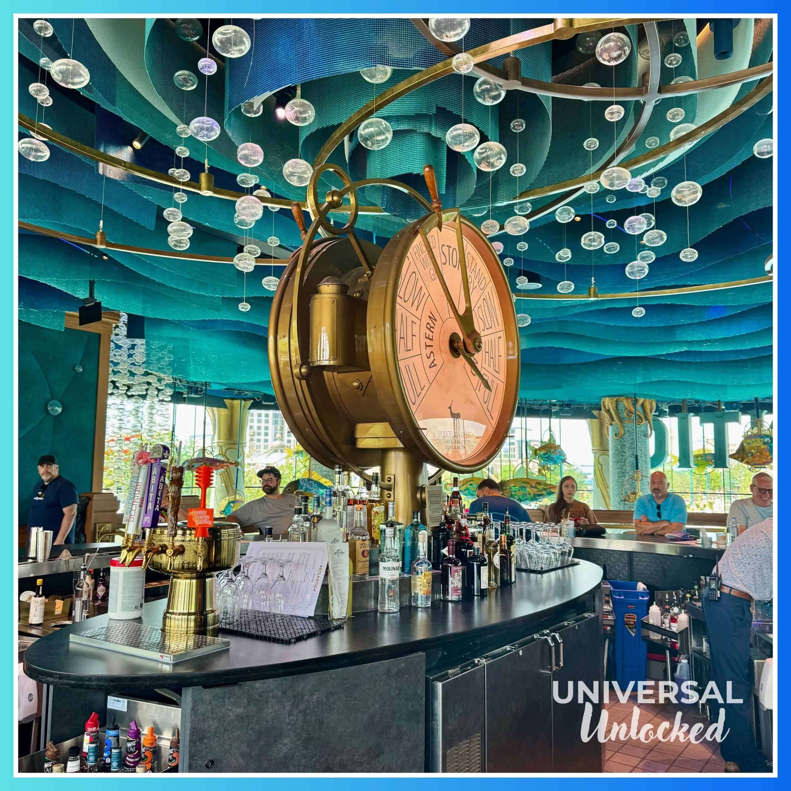 Bar at Atlantic, a new restaurant at EPIC Universe with great gluten free options
