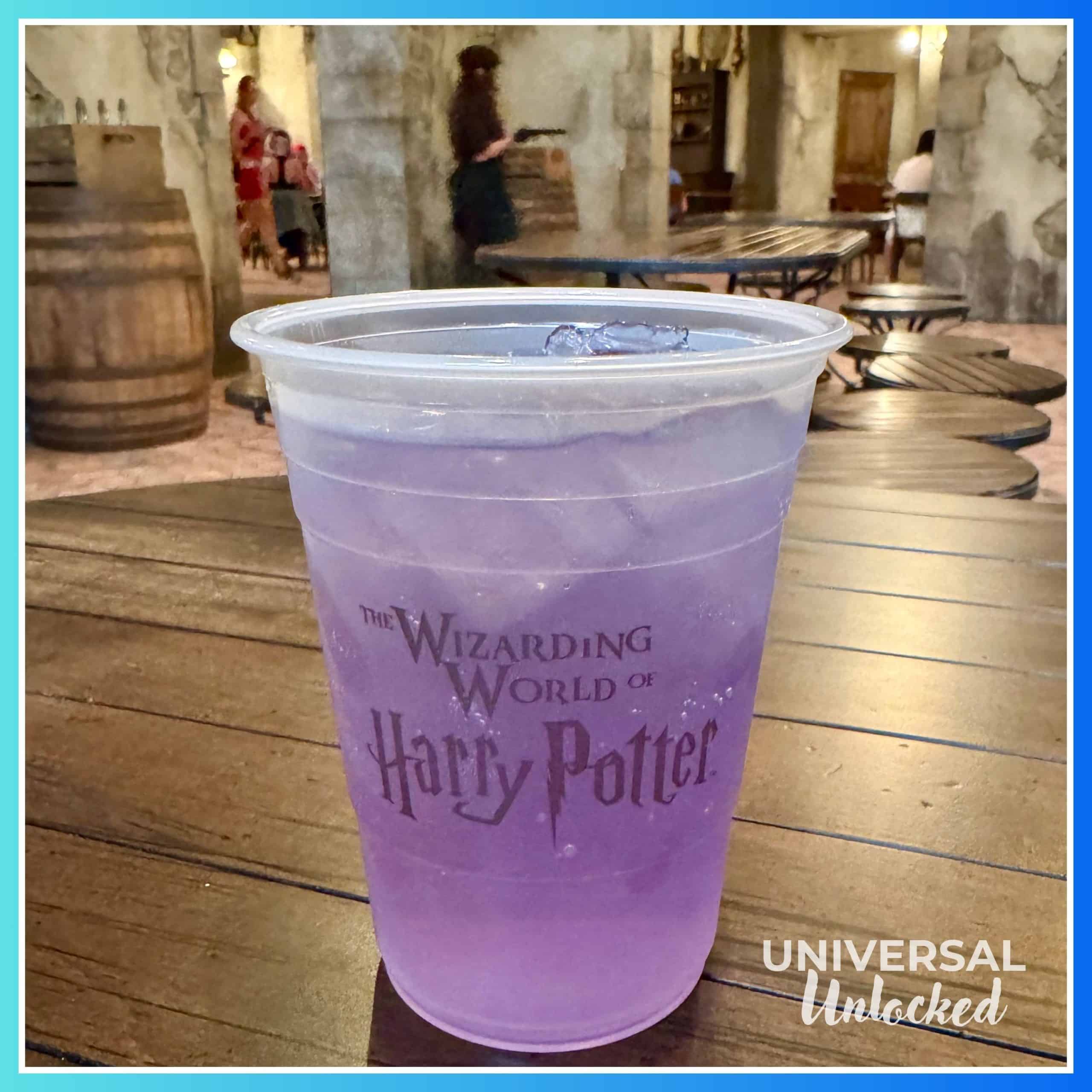 Lavender Lemonade Le Gobelet Noir™ in the Wizarding World of Harry Potter - Ministry of Magic at EPIC Universe