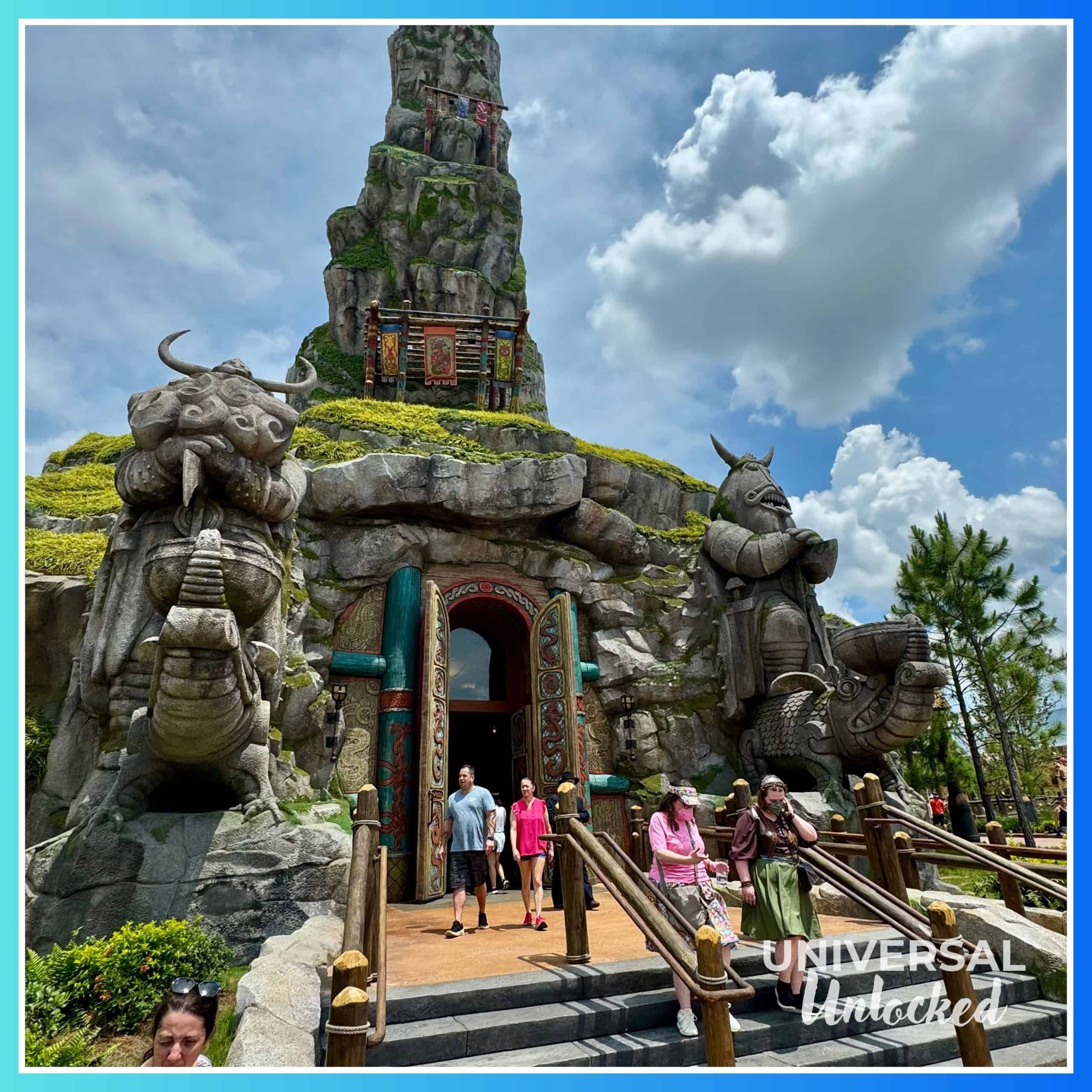 Mead Hall in the Isle of Berk at EPIC Universe for the Universal Unlocked gluten free at epic universe travel guide