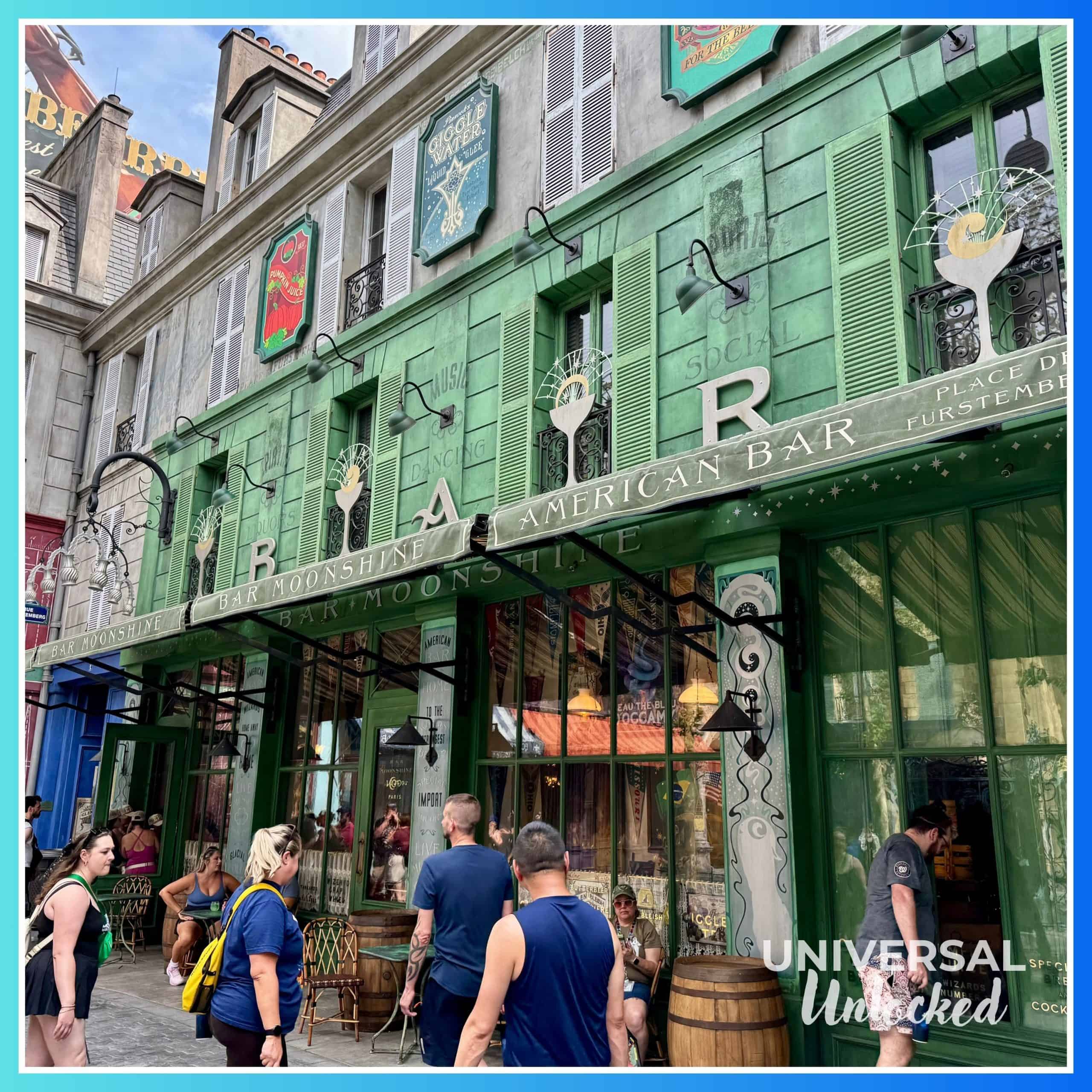 Bar Moonshine in the Wizarding World of Harry Potter - Ministry of Magic at EPIC Universe