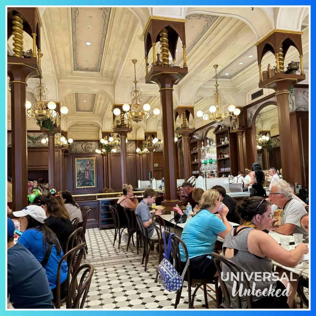 Inside Café L’air De La Sirène™ in the Wizarding World of Harry Potter - Ministry of Magic at EPIC Universe