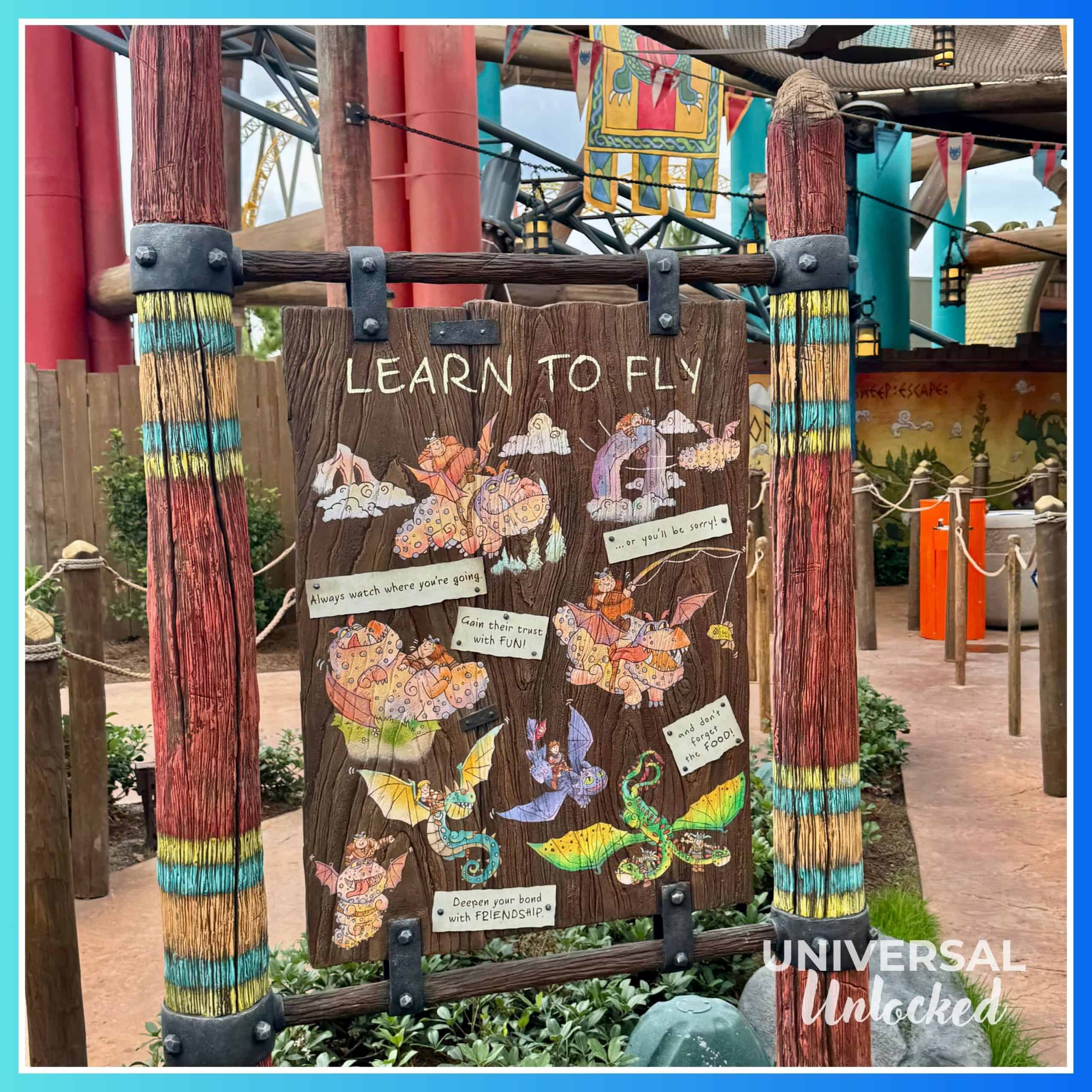 Dragon Racer's Rally queue for the Universal Unlocked EPIC Universe Ride Rank 2025
