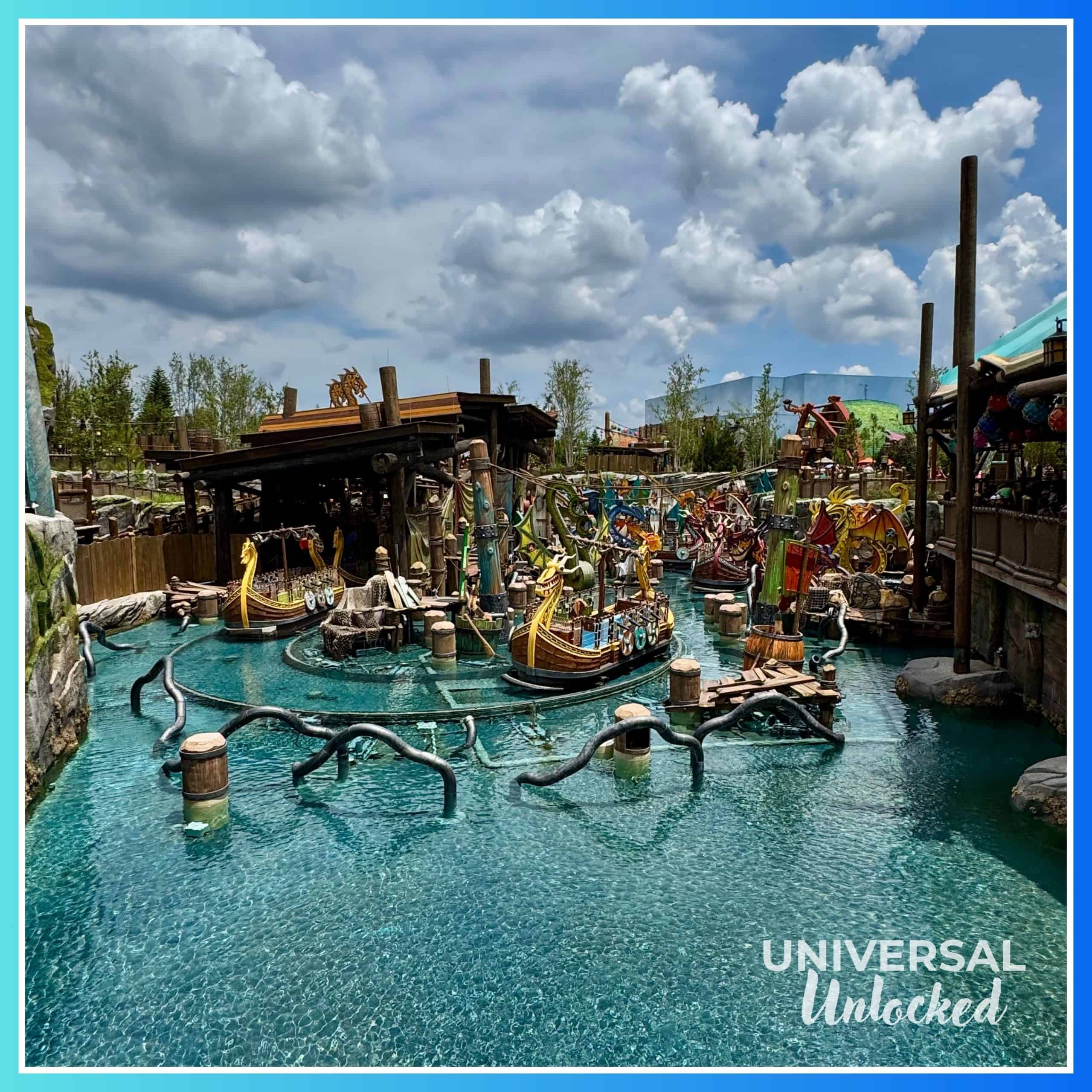 Fyre Drill in the Isle of Berk for the Universal Unlocked EPIC Universe Ride Rank 2025