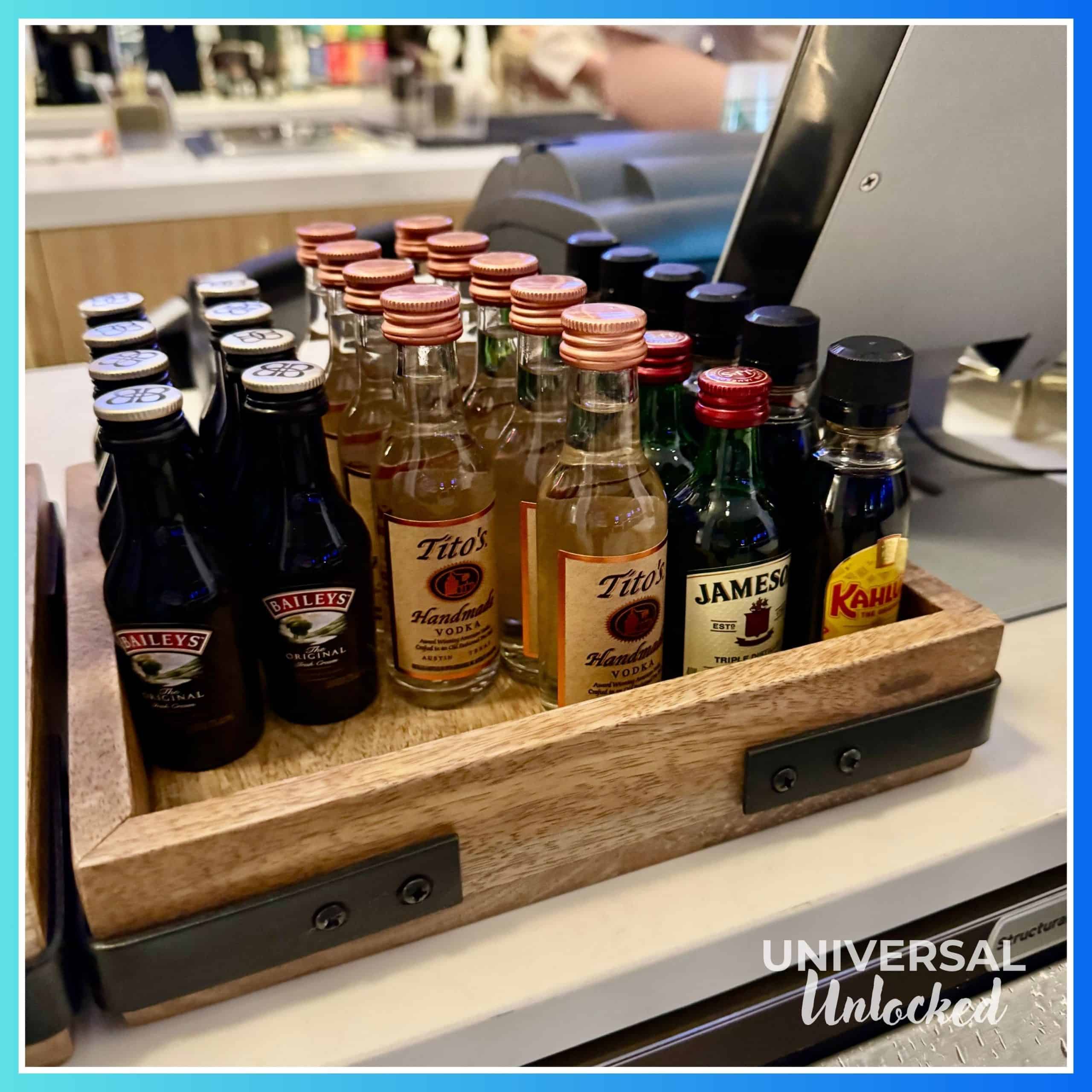 Liquor at the Aurora Market at the Helios Grand Hotel
