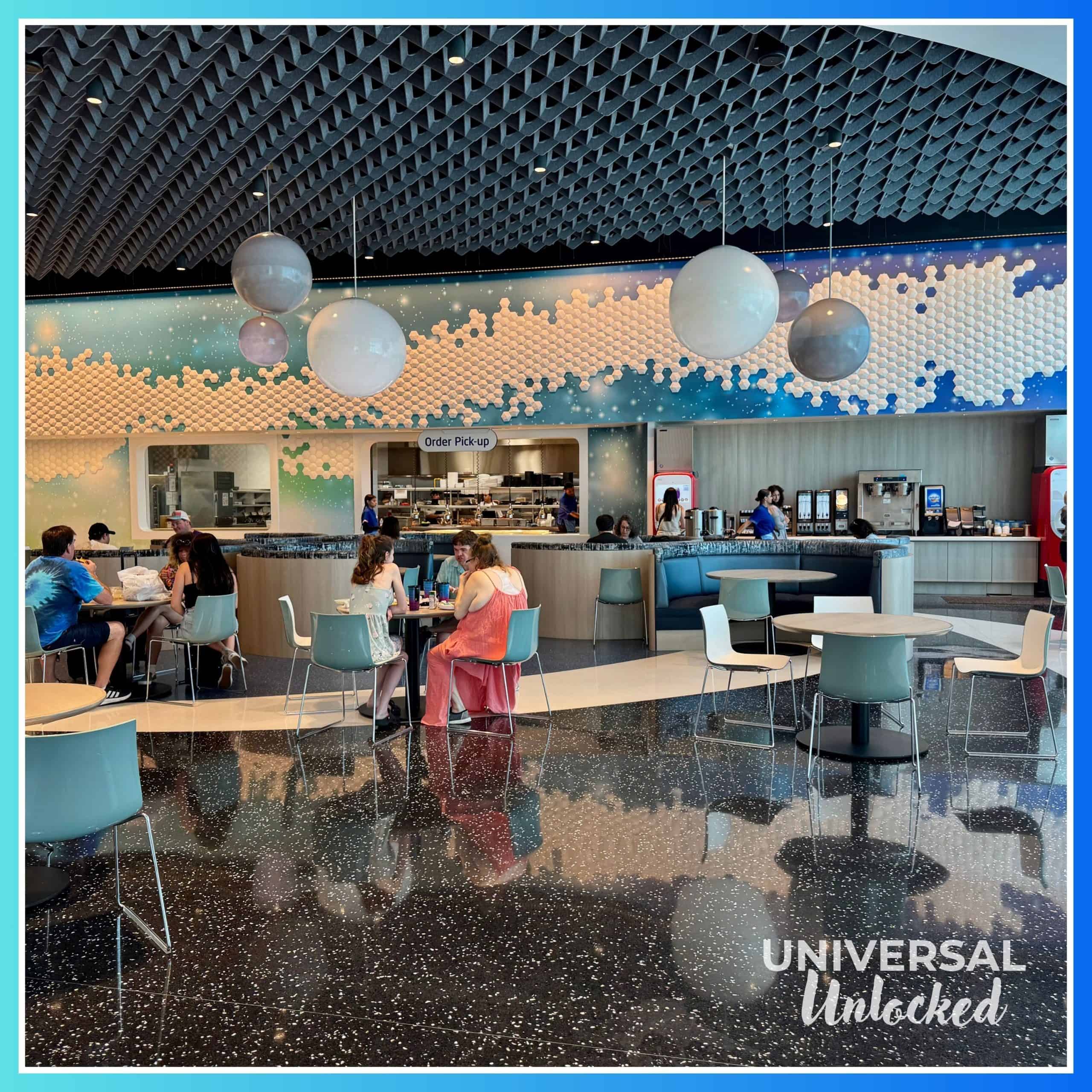Dining Room at the Cosmos Cafe at Stella Nova Resort