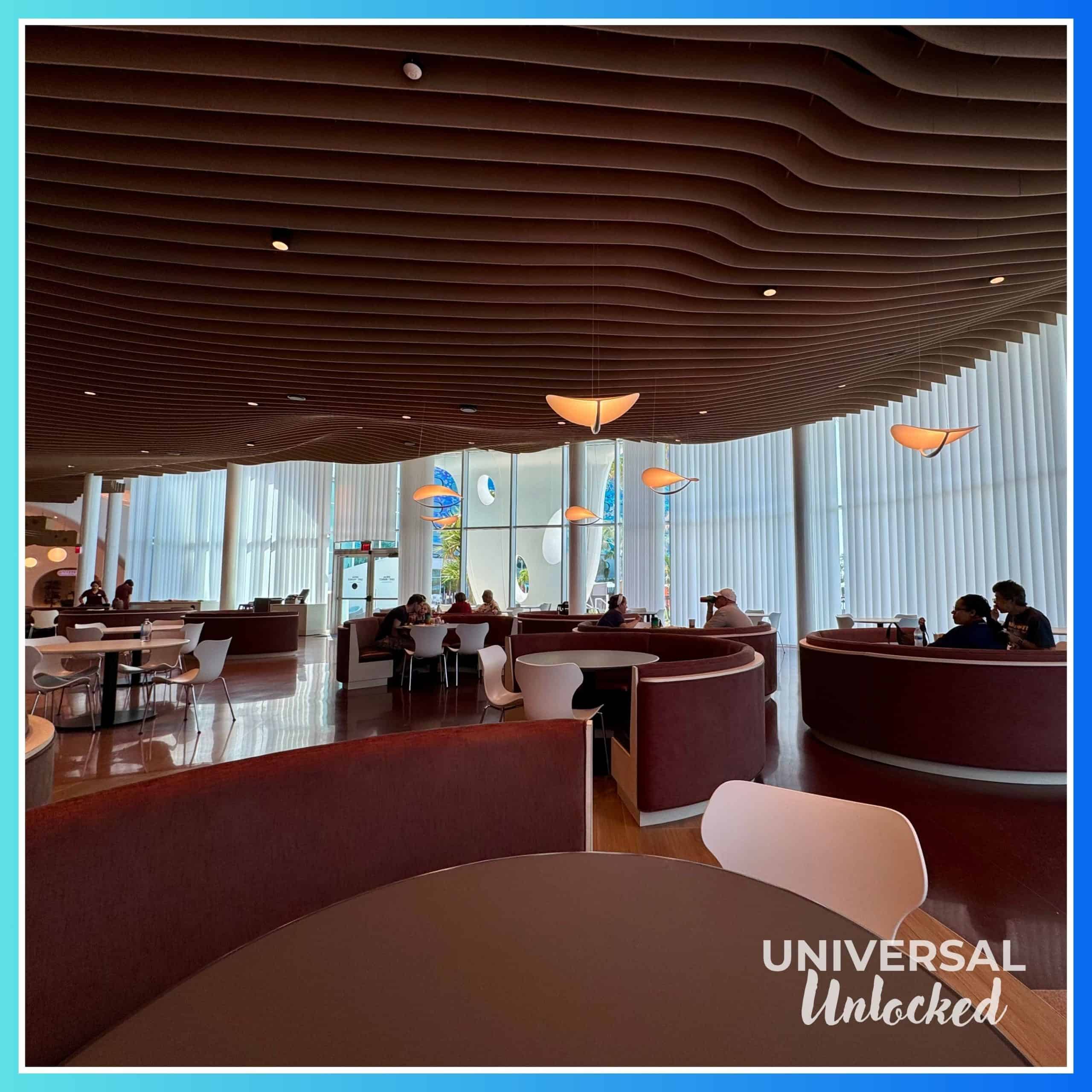 Dining room at Omega Cafe & Market at Terra Luna Resort