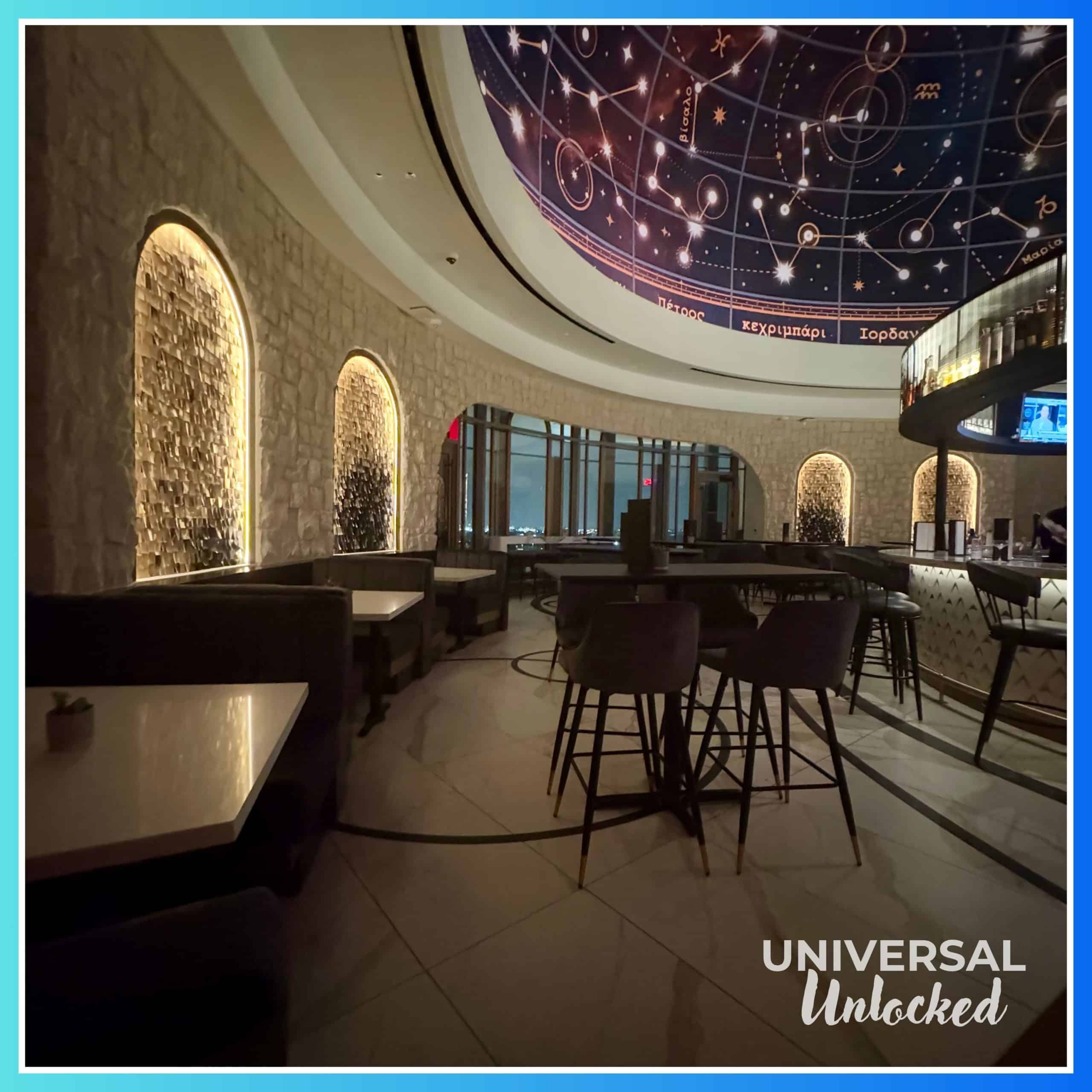 Interior decor at Bar Helios at the Helios Grand Hotel