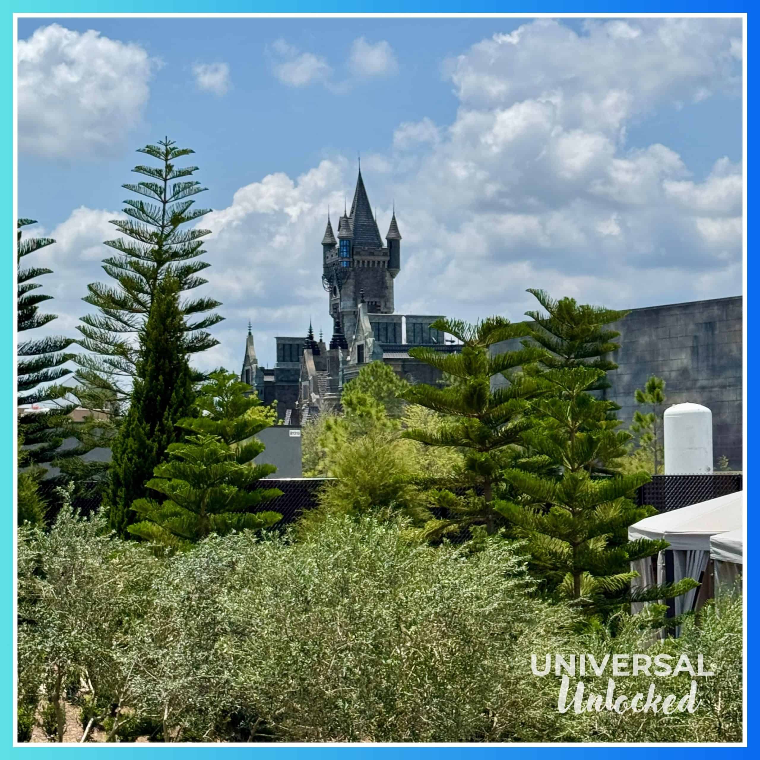 Views of Dark Universe at EPIC Universe from the Helios Grand Hotel pool walk
