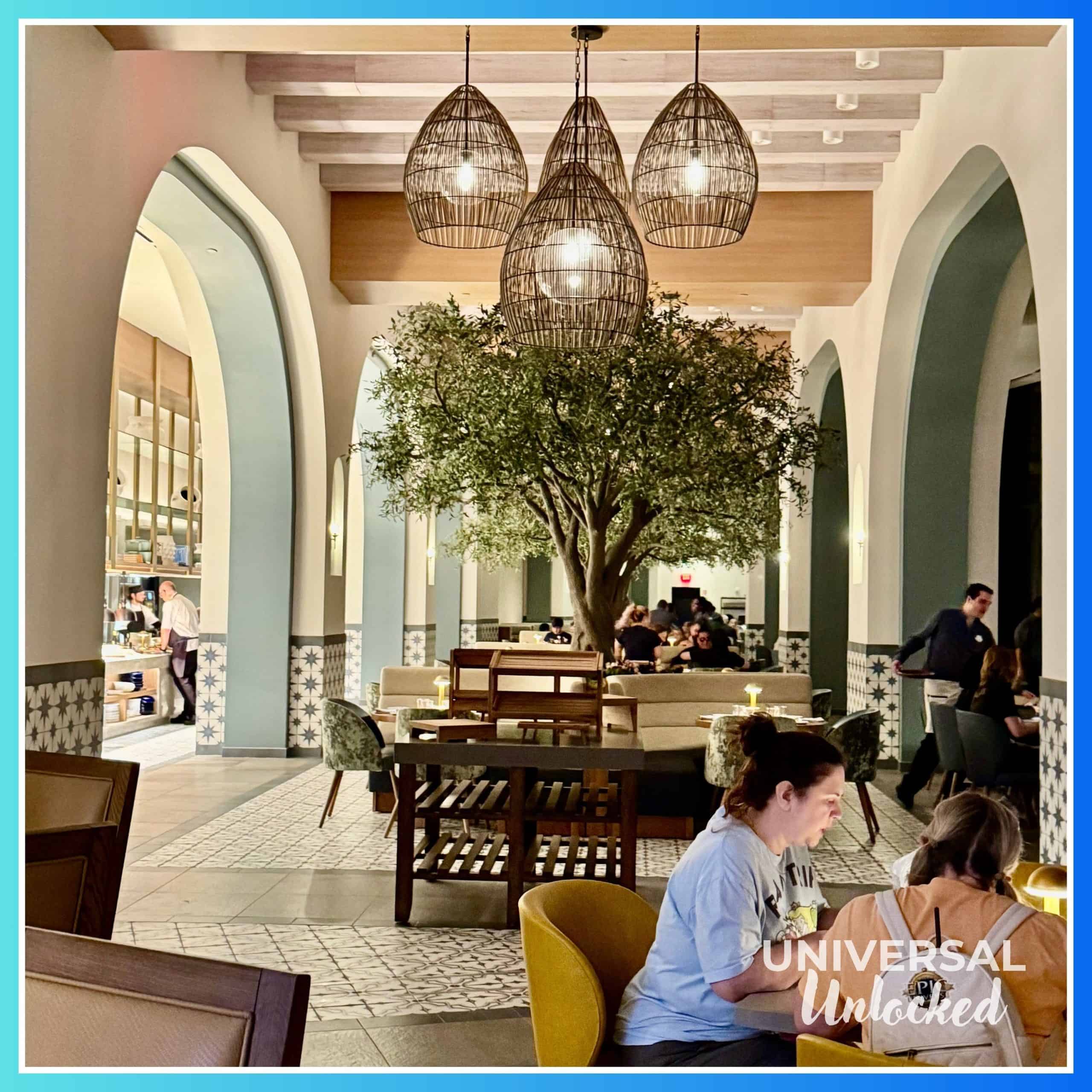 Interior decor at Flora Taverna