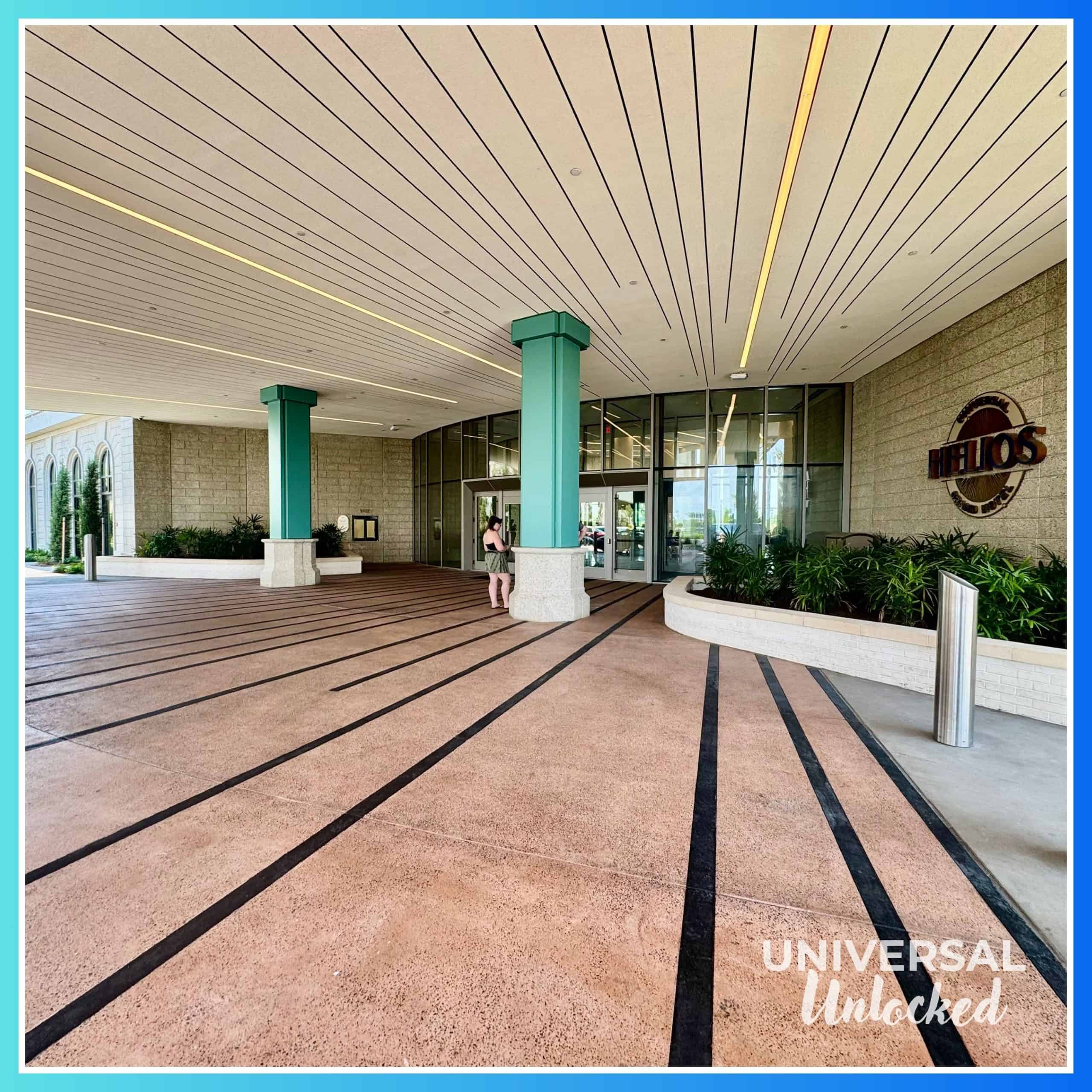 Porte-cochère at the Helios Grand Hotel
