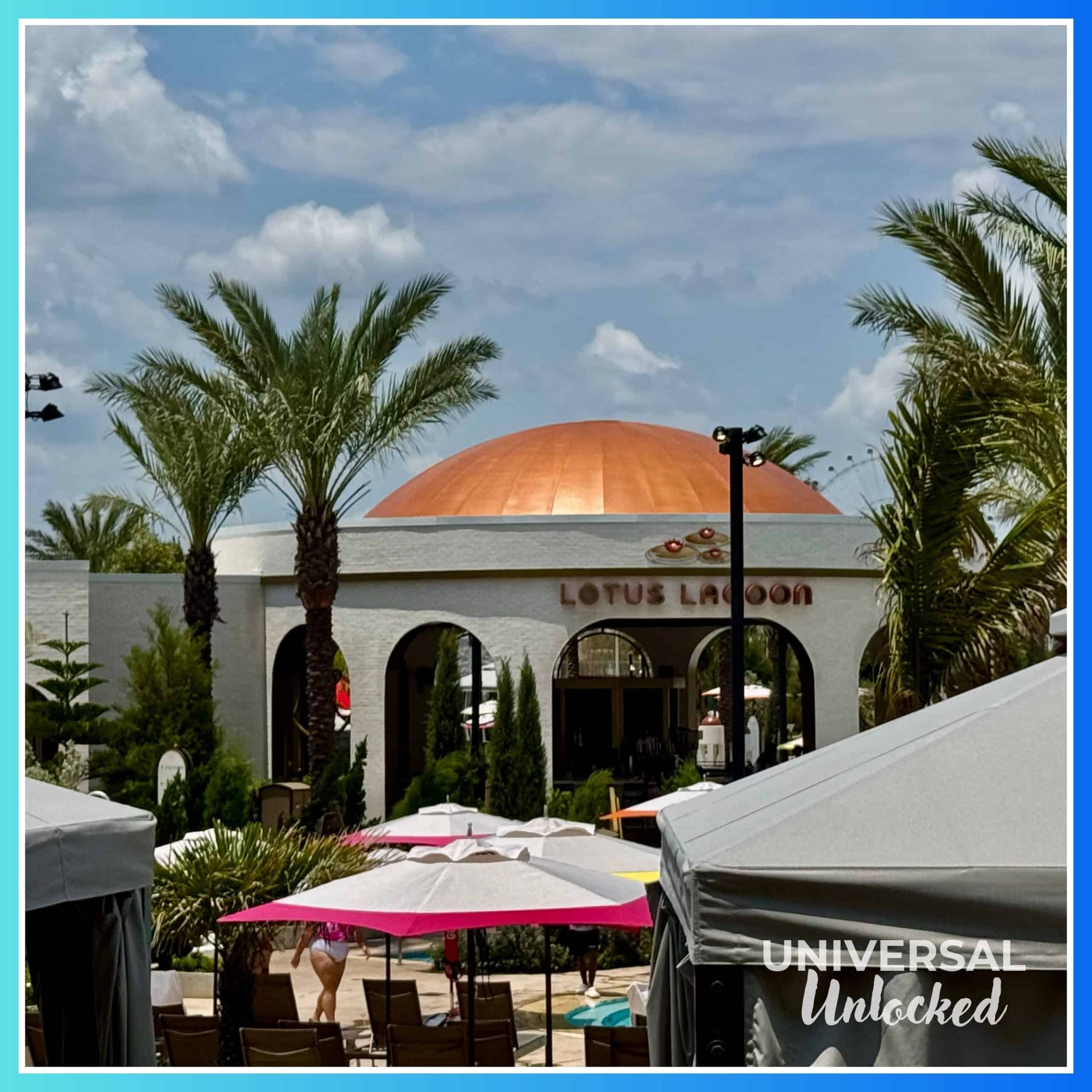 The Louts Lagoon poolside bar and restaurant 