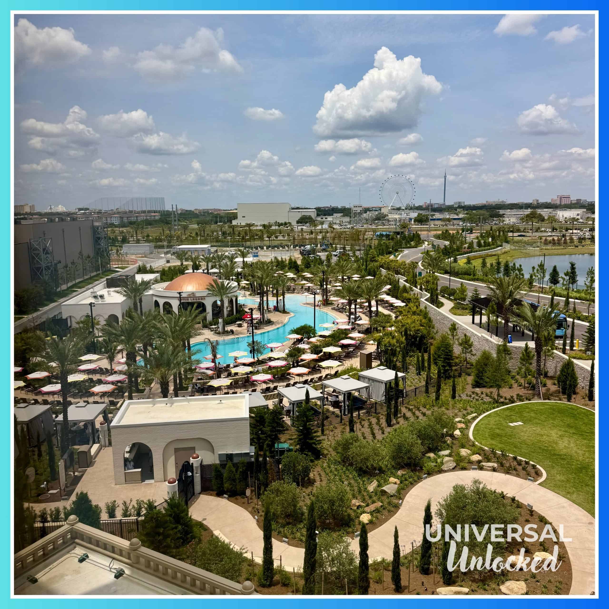 Standard room with a pool view at the Helios Grand Hotel