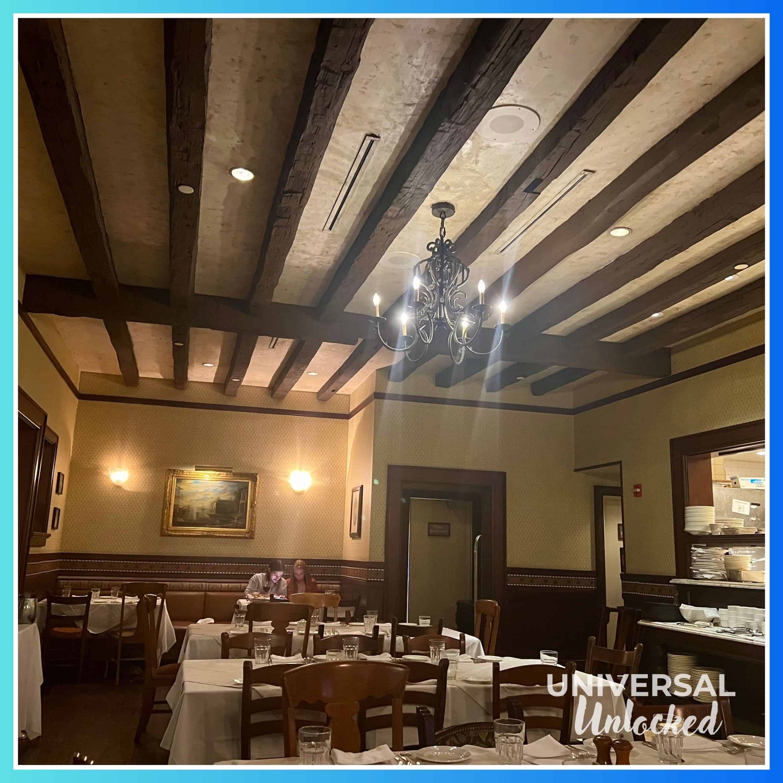 Mama Della's dining room at Portofino Bay Hotel