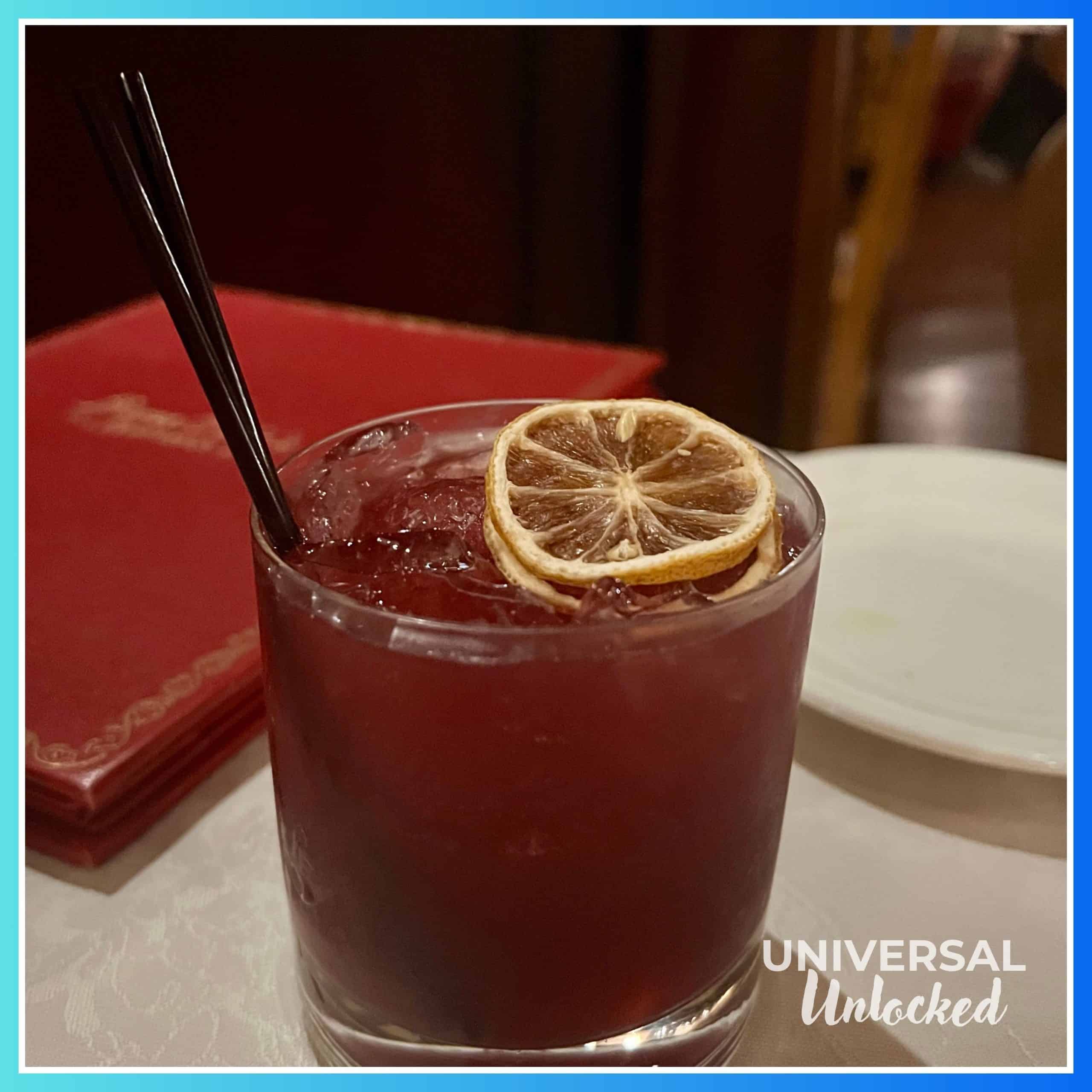 Bar drink at Mama Della's Ristorante at Loews Portofino Bay Hotel