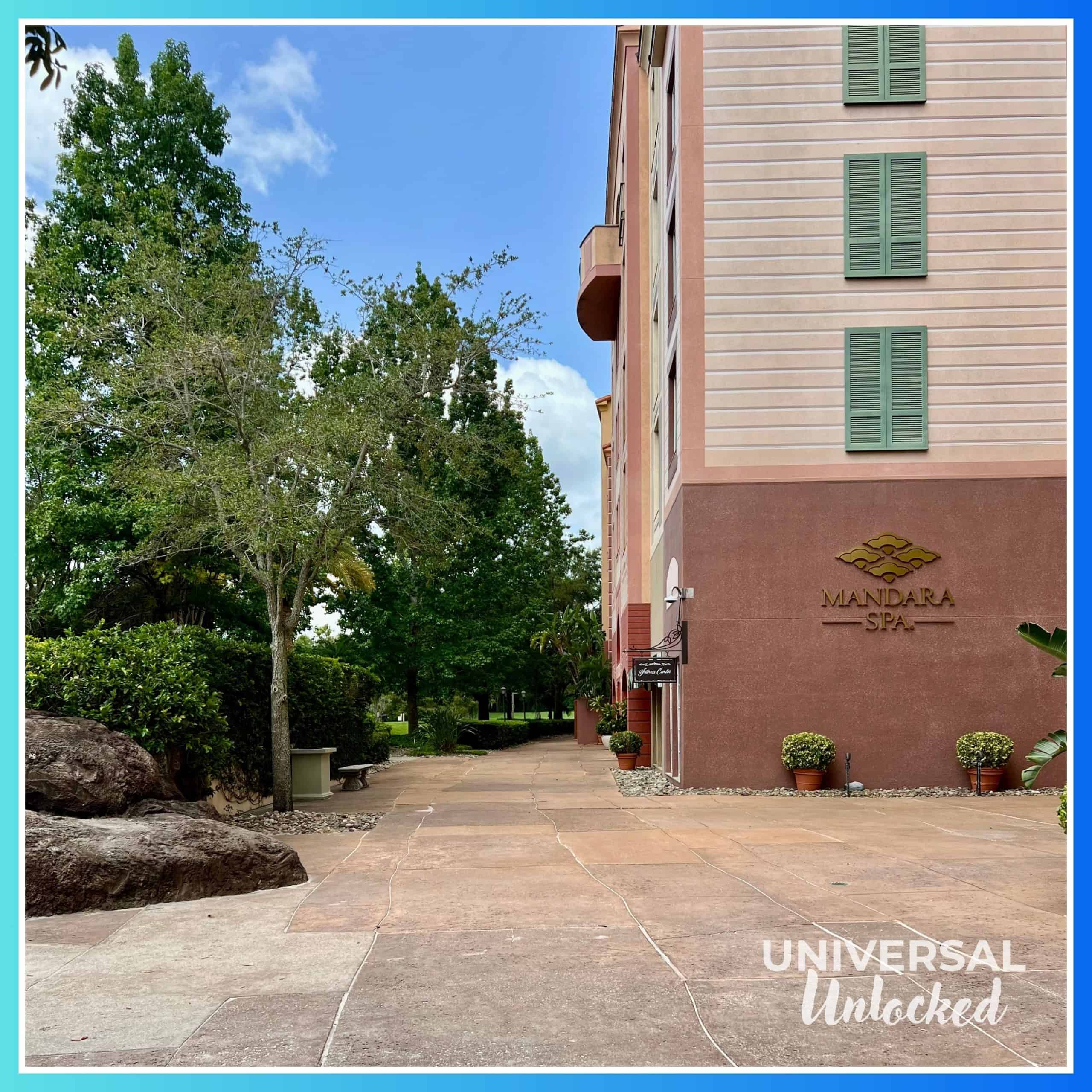 Old Mandara Spa, now closed, at Portofino Bay Hotel for the Universal Unlocked Loews Portofino Bay Hotel Review