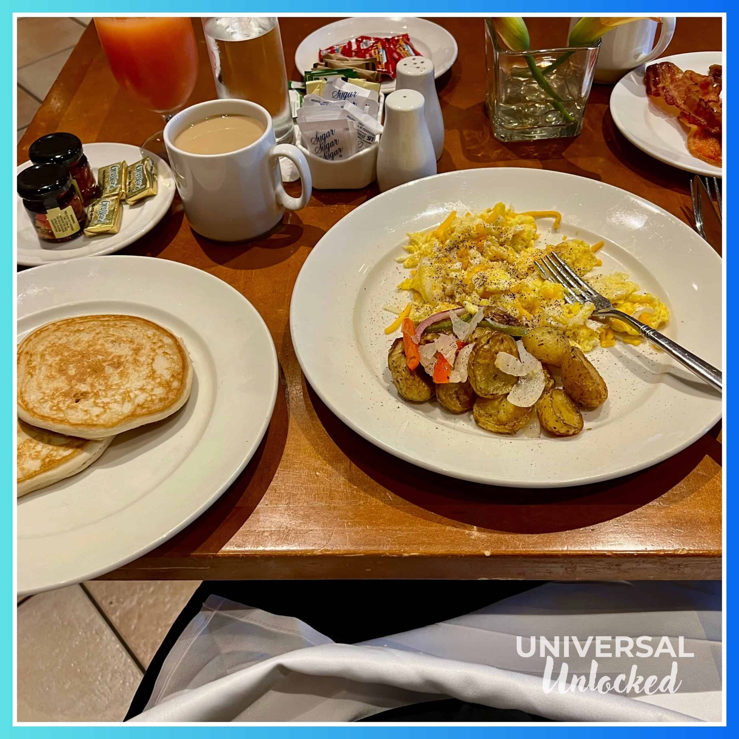 Gluten free breakfast at Trattoria del Porto