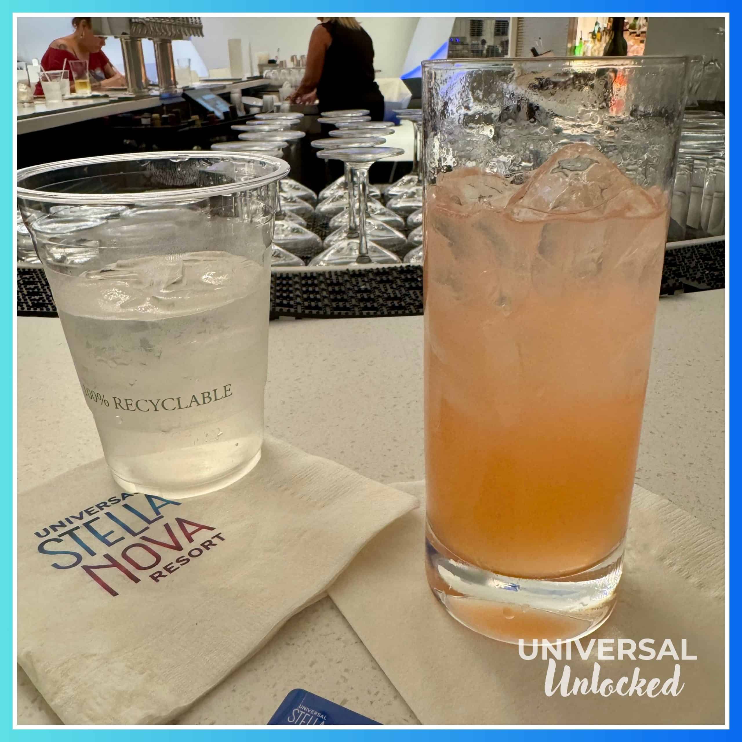 The Pulsar, a cocktail at Nova Bar at Stella Nova Resort