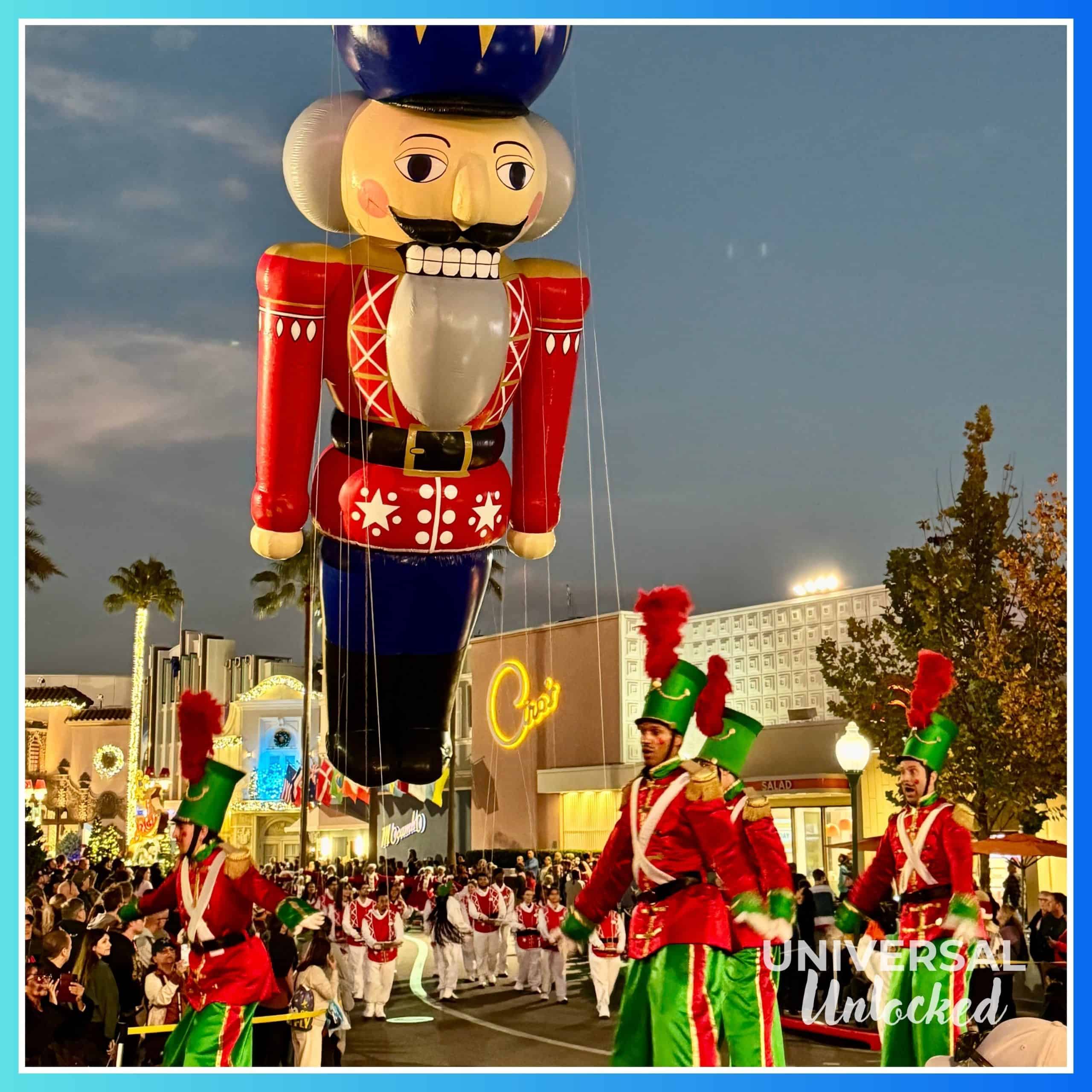 The Universal Orlando Christmas Parade featuring Macy's