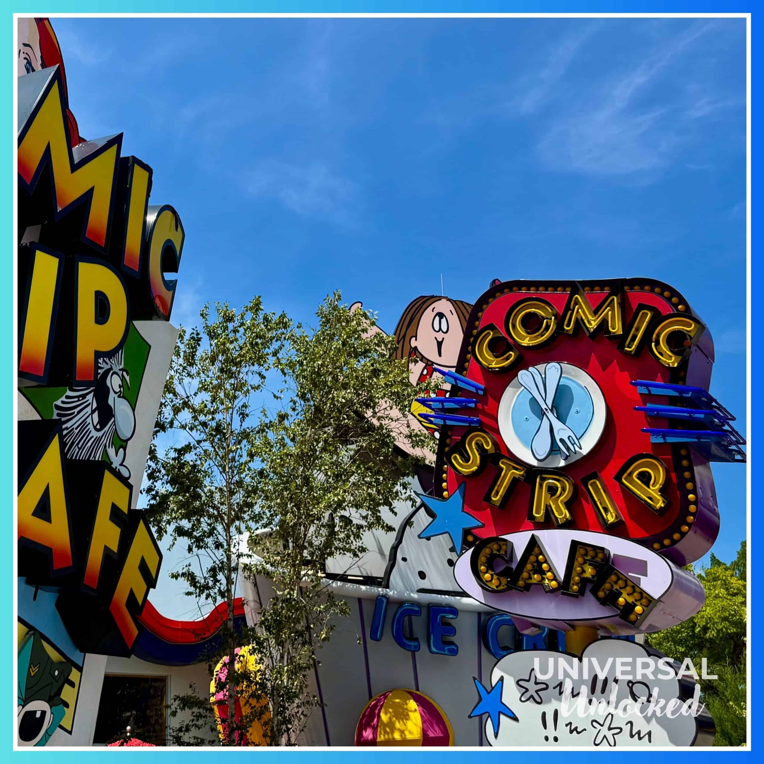 Comic Strip Cafe in the Toon Lagoon area of Islands of Adventure
