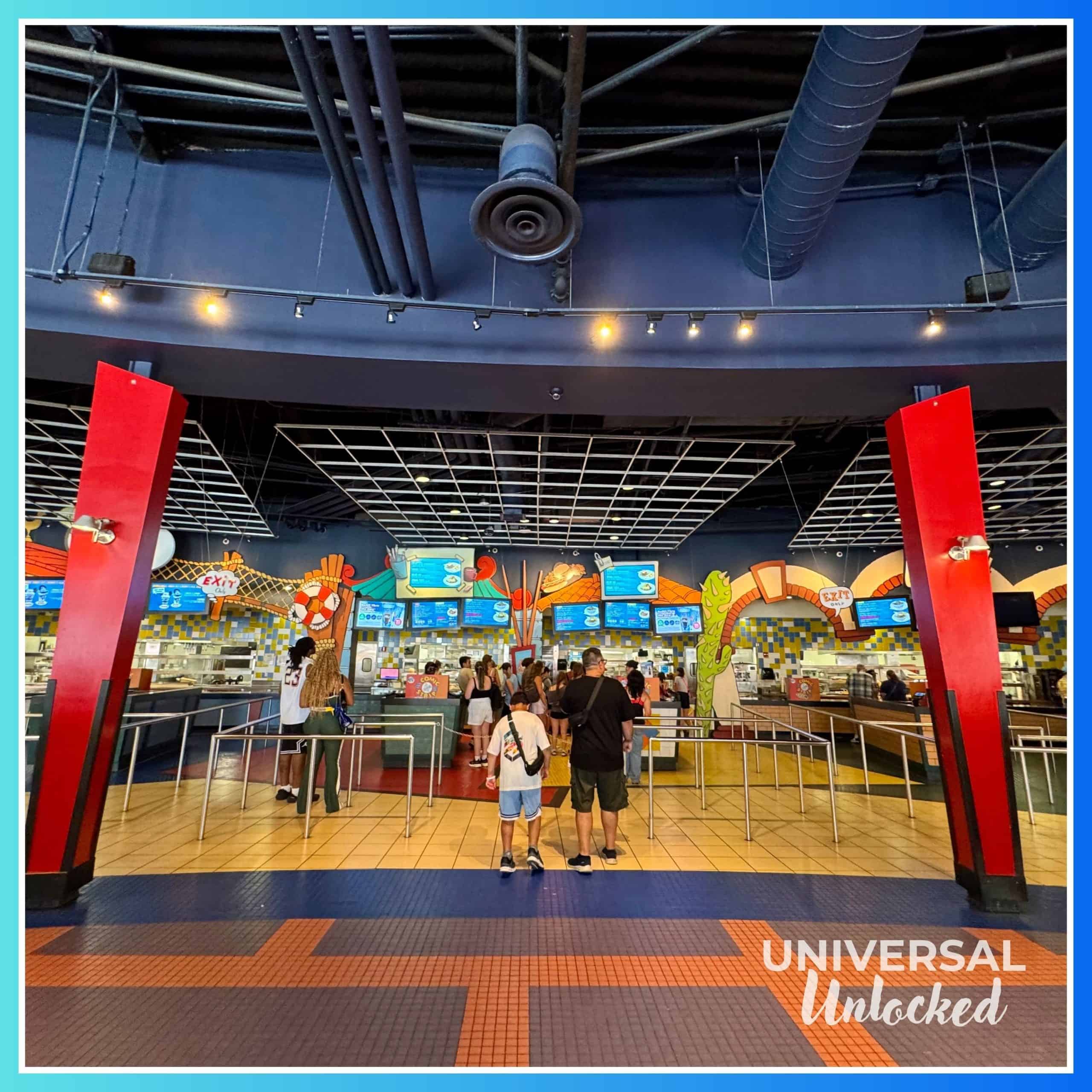 Inside Comic Strip Cafe in the Toon Lagoon area of Islands of Adventure