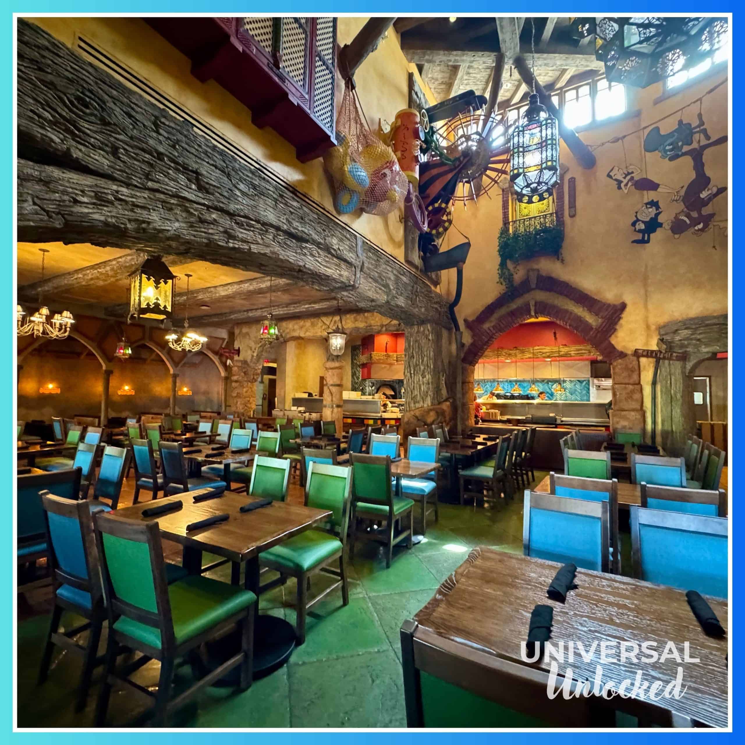 Inside Confisco Grille at Islands of Adventure