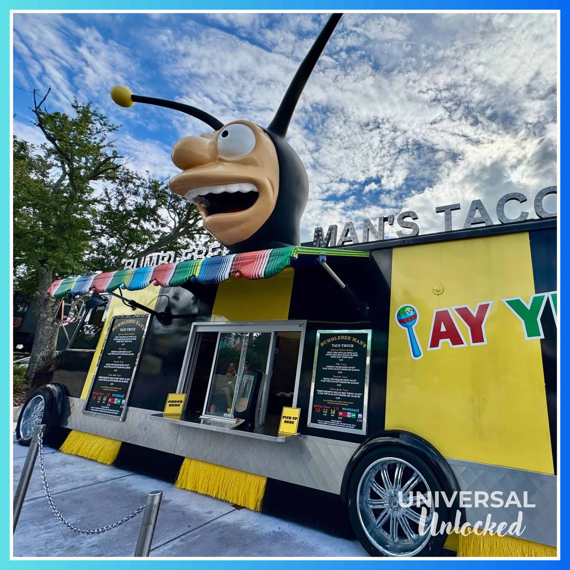 Bumblebee Man's Taco Truck in Springfield U.S.A.