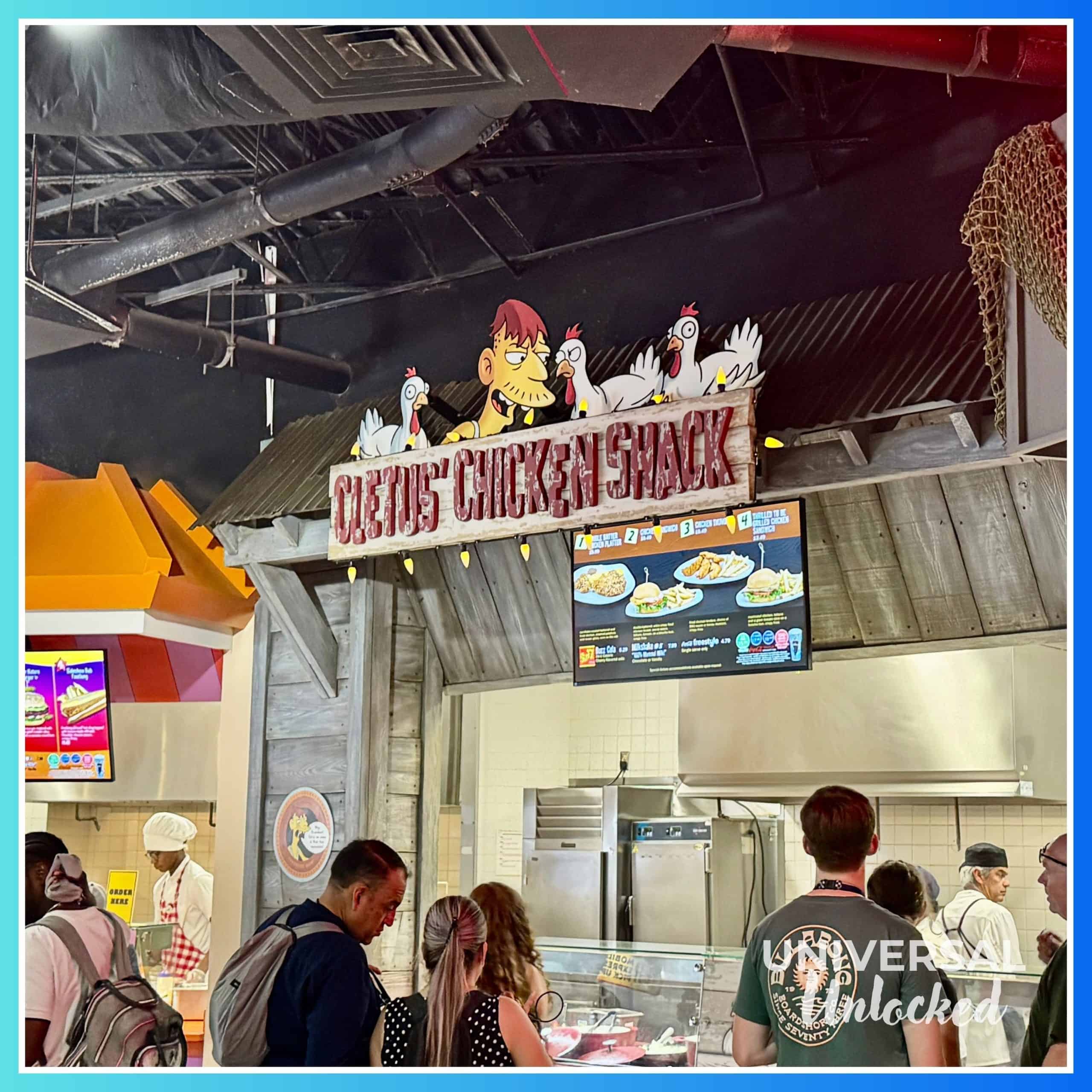 Cletus's Chicken Shack in Springfield, U.S.A. at Universal Studios Florida