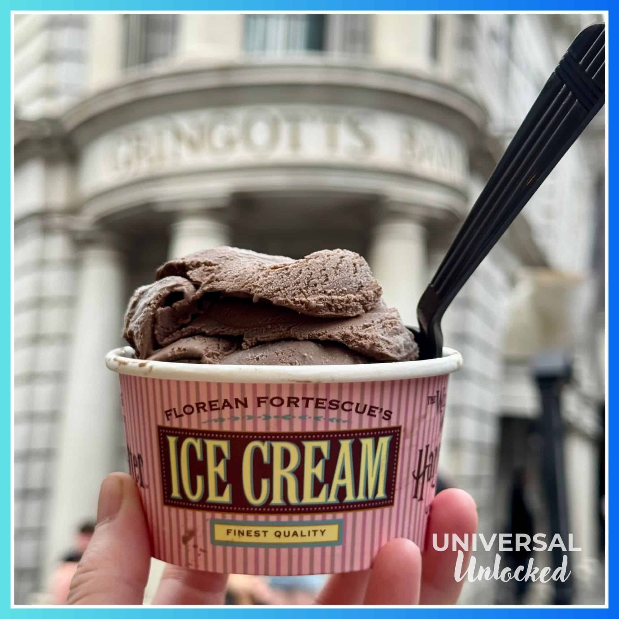 Chocolate Chili hard pack ice cream from Florean Fortescue