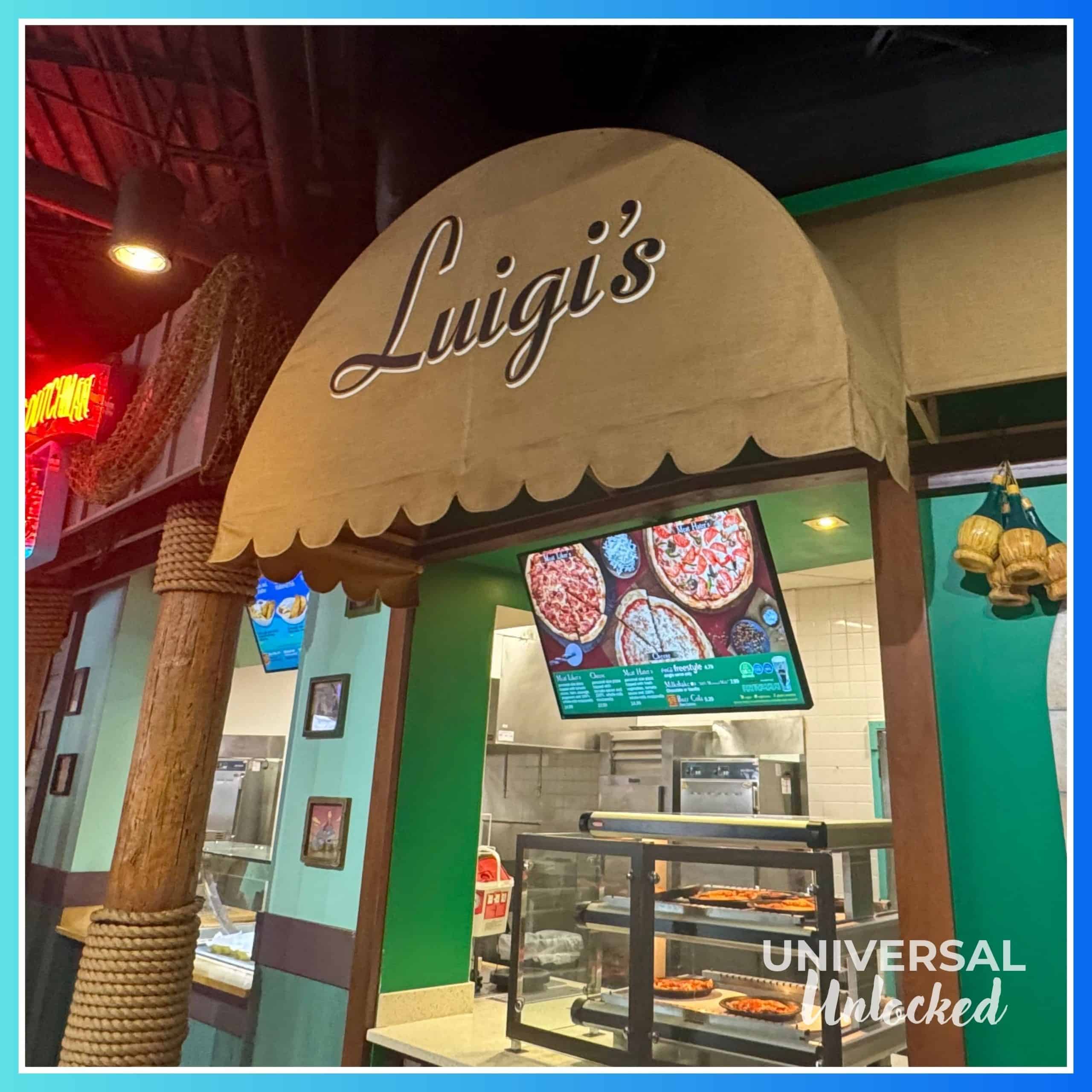 Luigi's Pizza inside Moe's Tavern in Springfield, U.S.A. at Universal Studios Florida