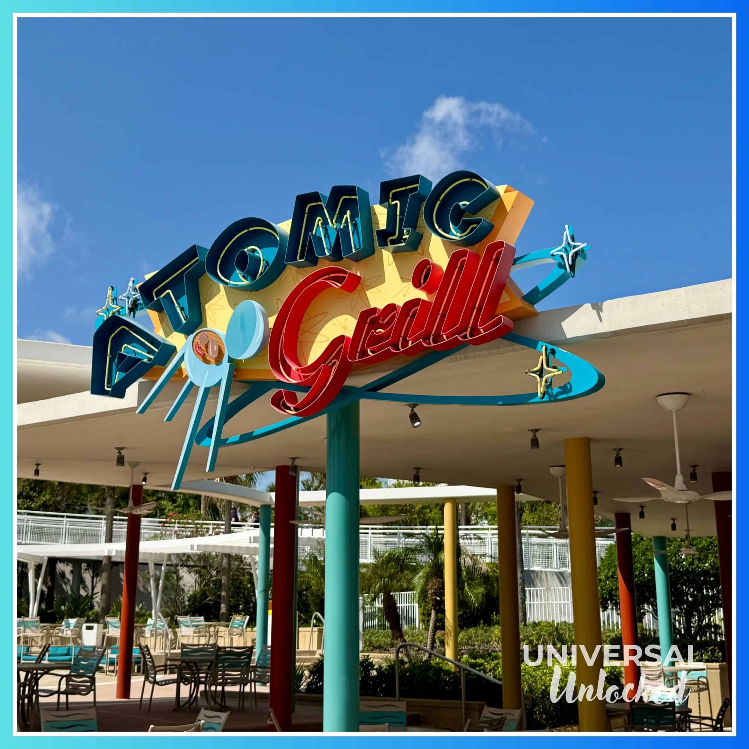 Atomic Bar and Grill at Cabana Bay Beach Resort
