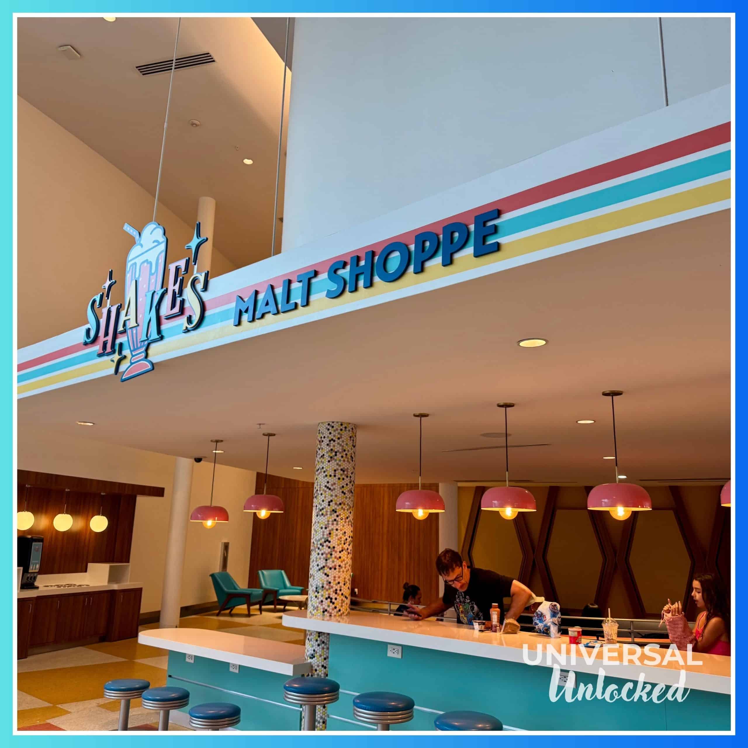 Shakes Malt Shoppe at Cabana Bay Beach Resort