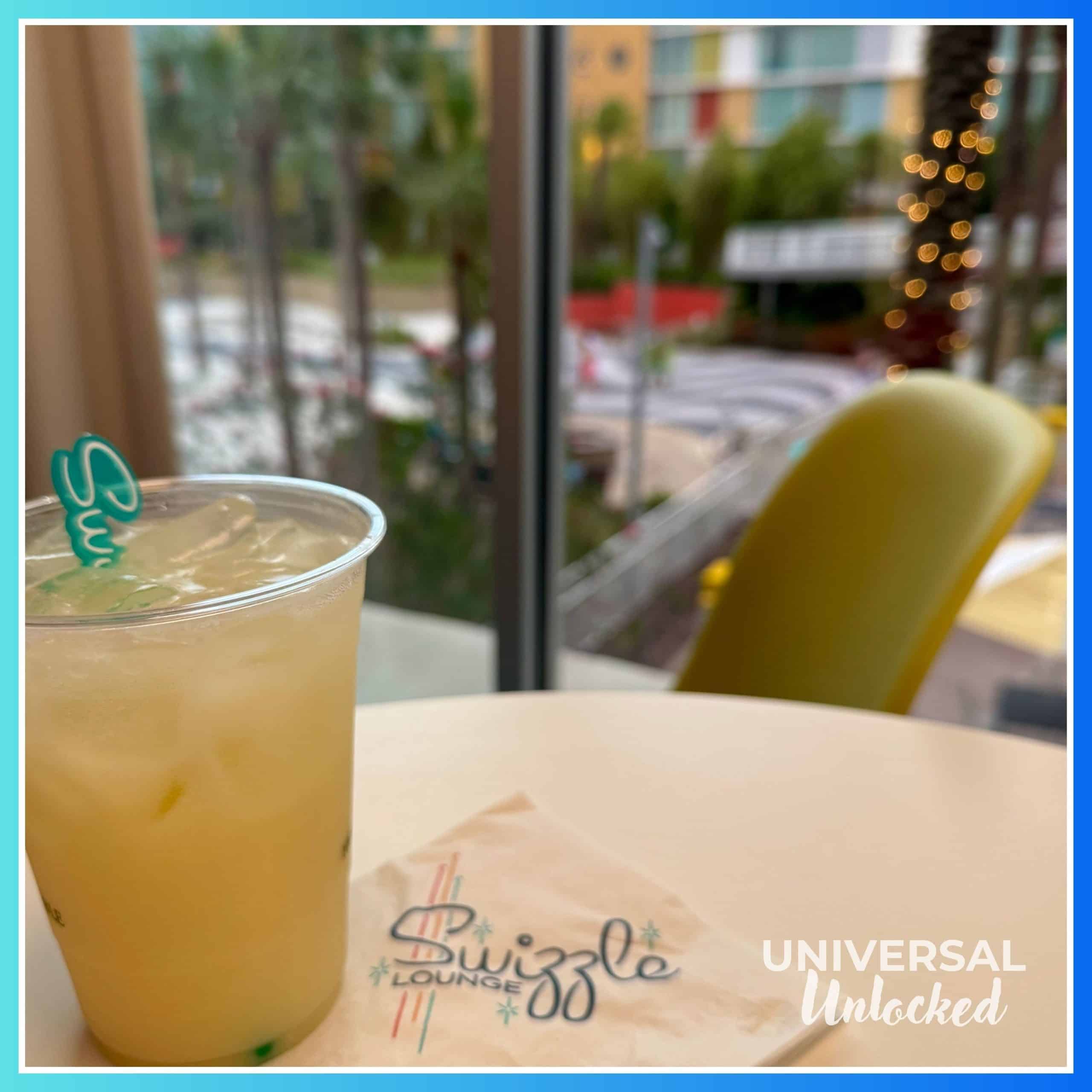 Drink from Swizzle Lounge at Cabana Bay