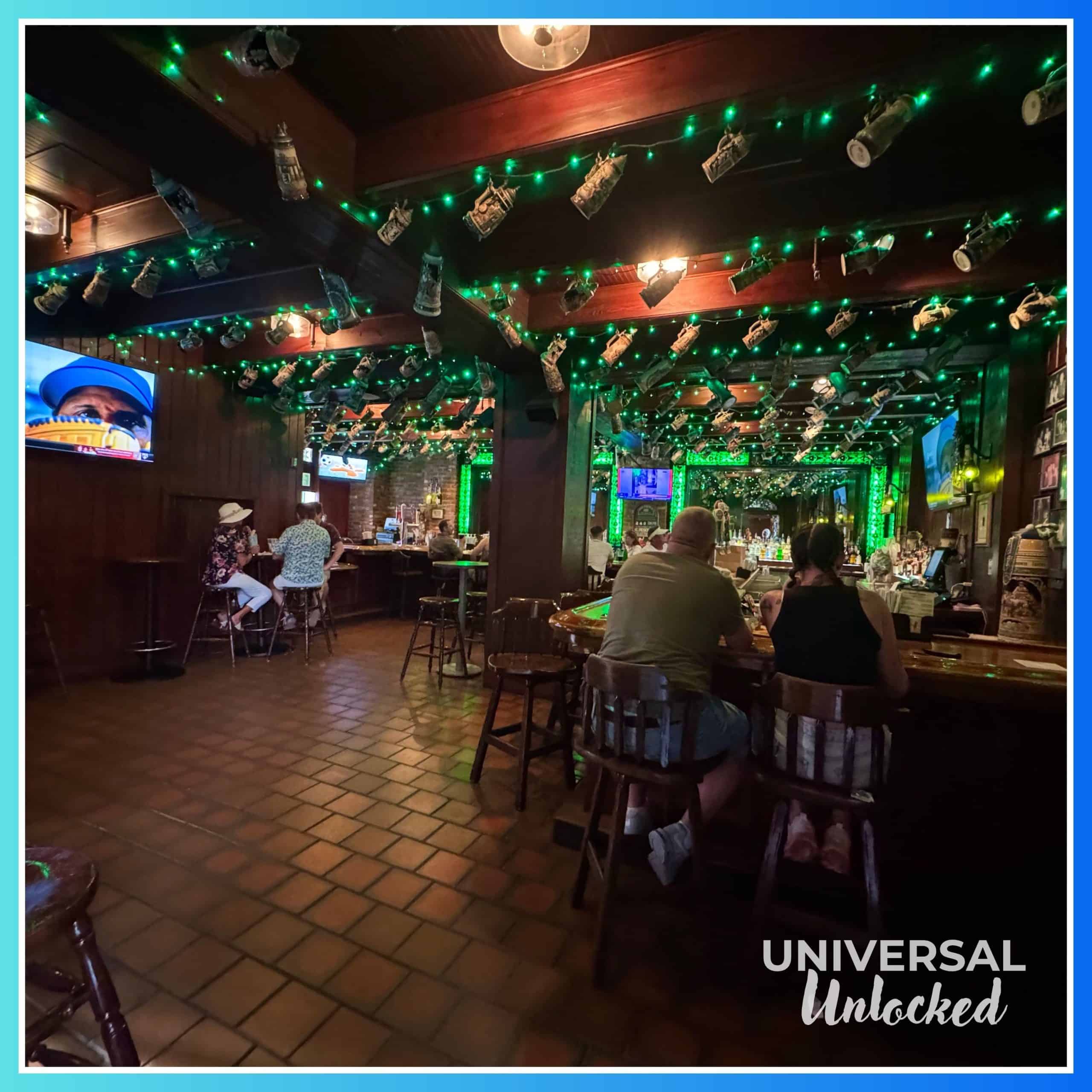 Quiet bar at Pat O'Brien's at CityWalk Orlando