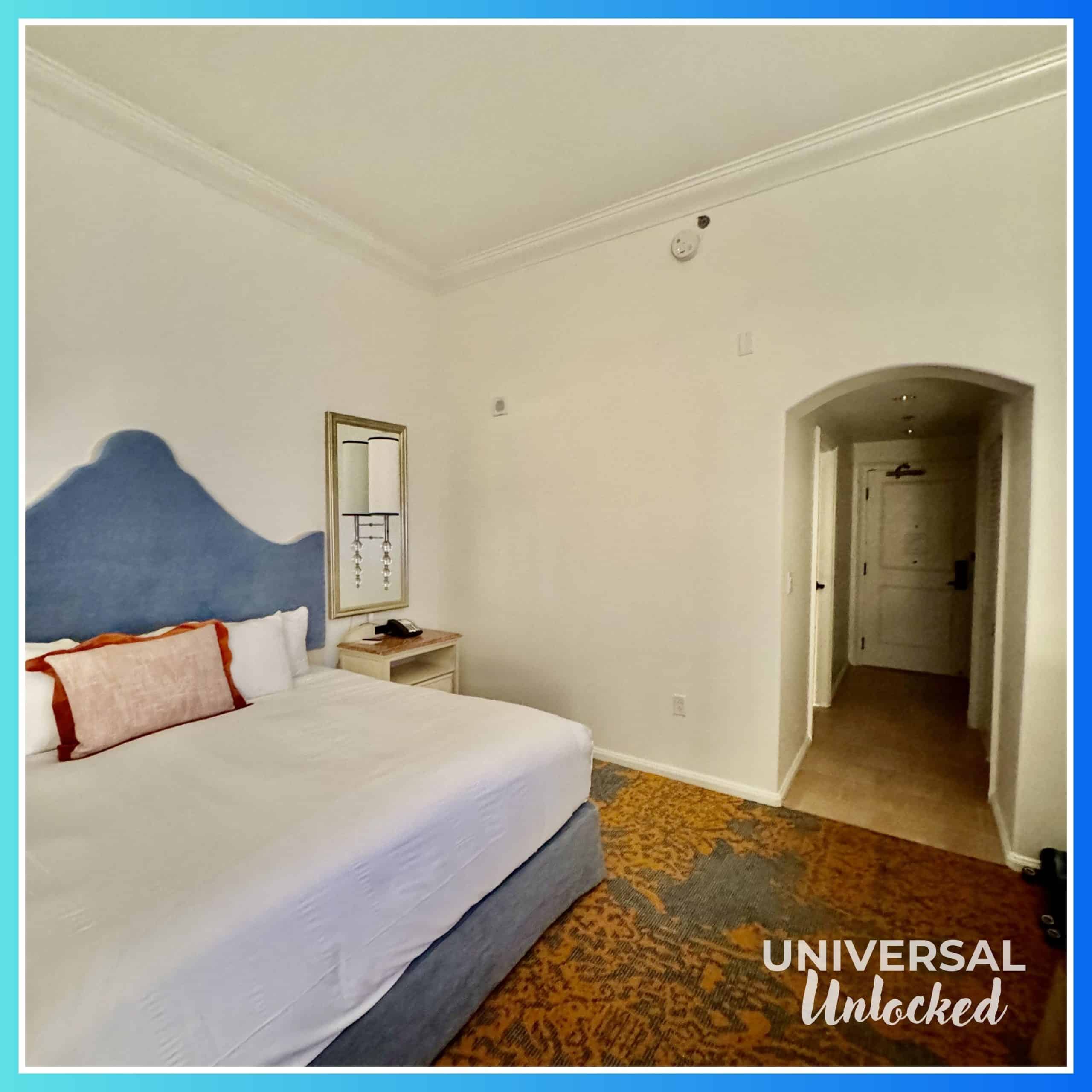 Bay view standard room at Loews Portofino Bay Hotel