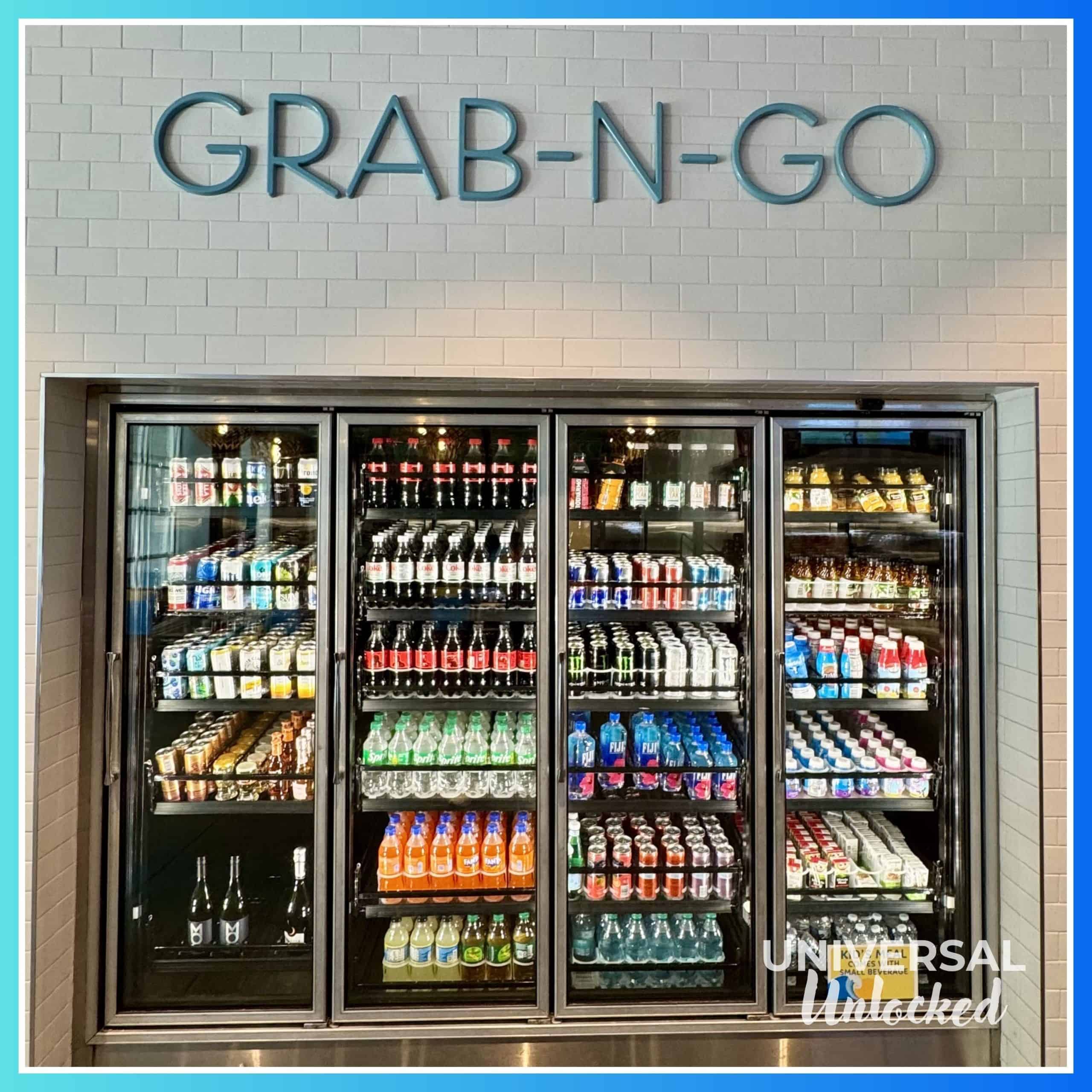 Grab and go drinks at Beach Break Cafe