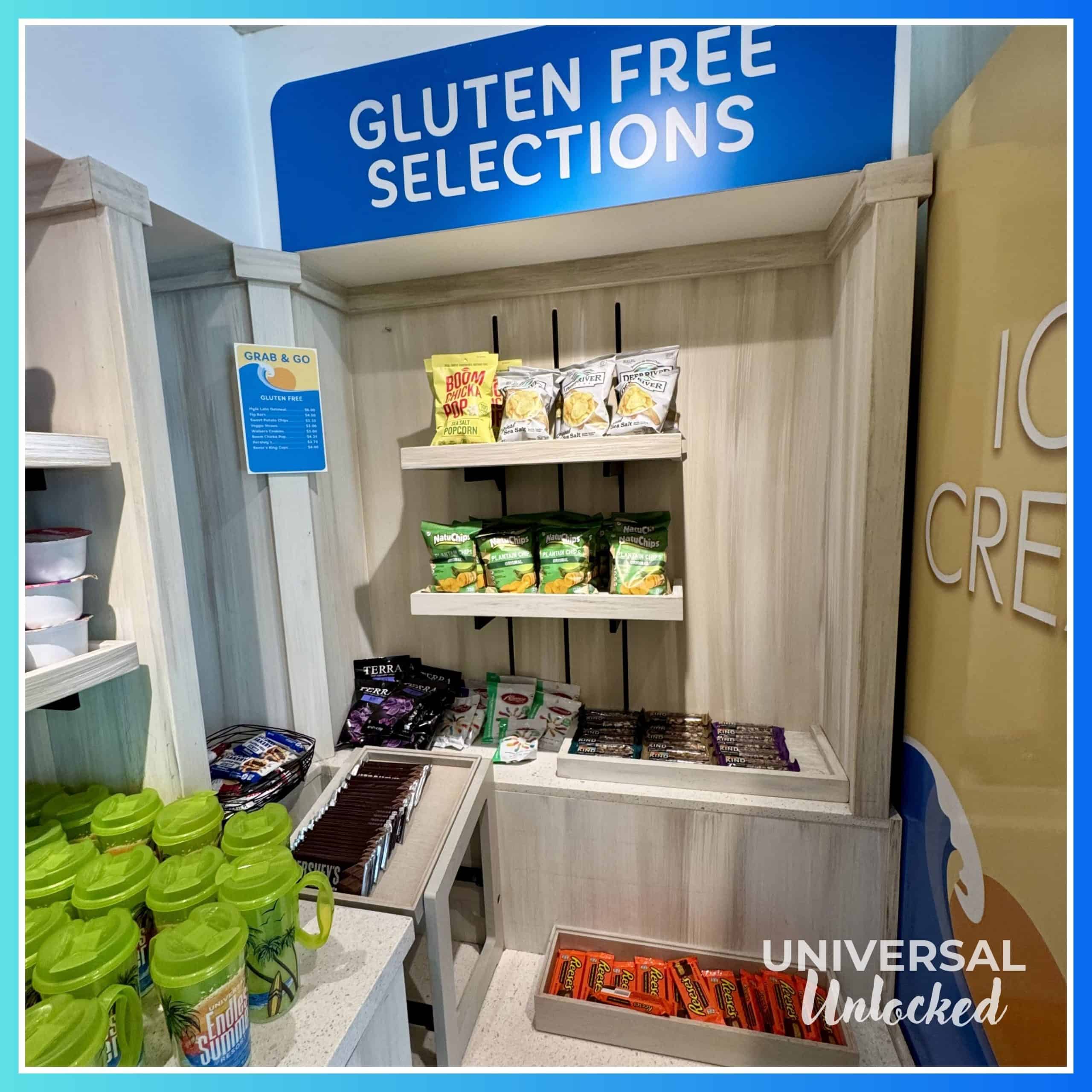 Gluten free options at Beach Break Cafe