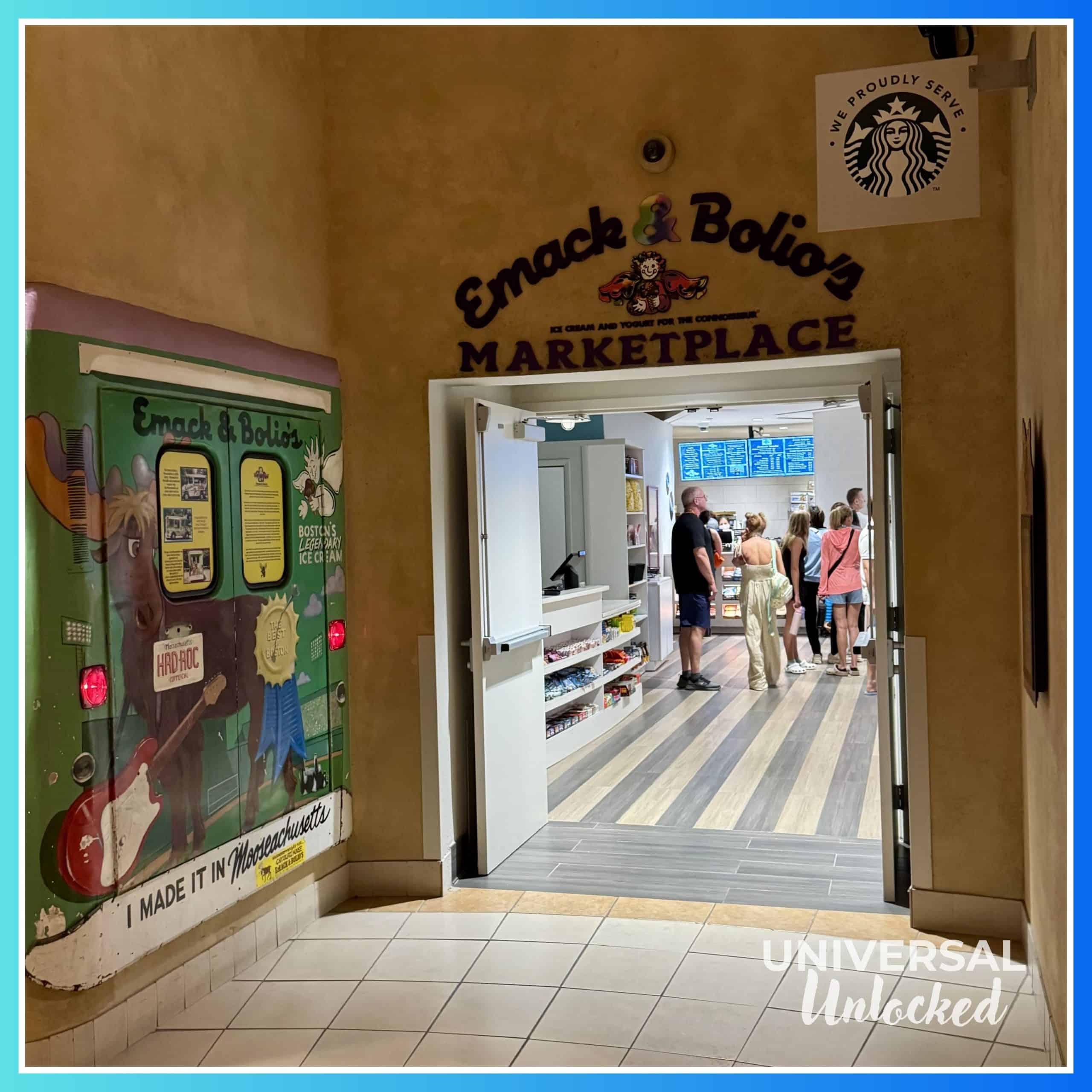 Entrance to Emack & Bolio at the Hard Rock Hotel Orlando