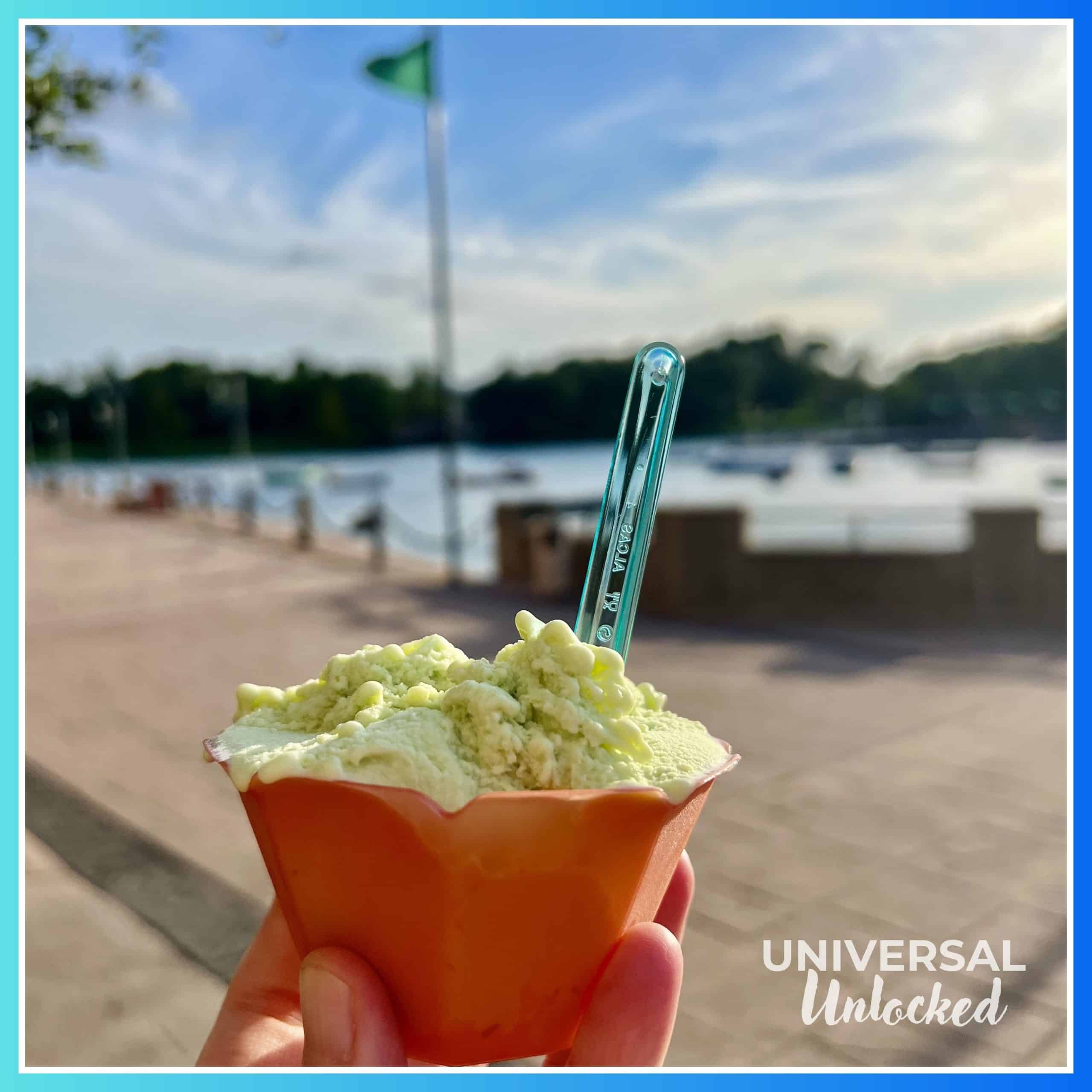 Gelato from the Gelateria at Loews Portofino Bay Hotel