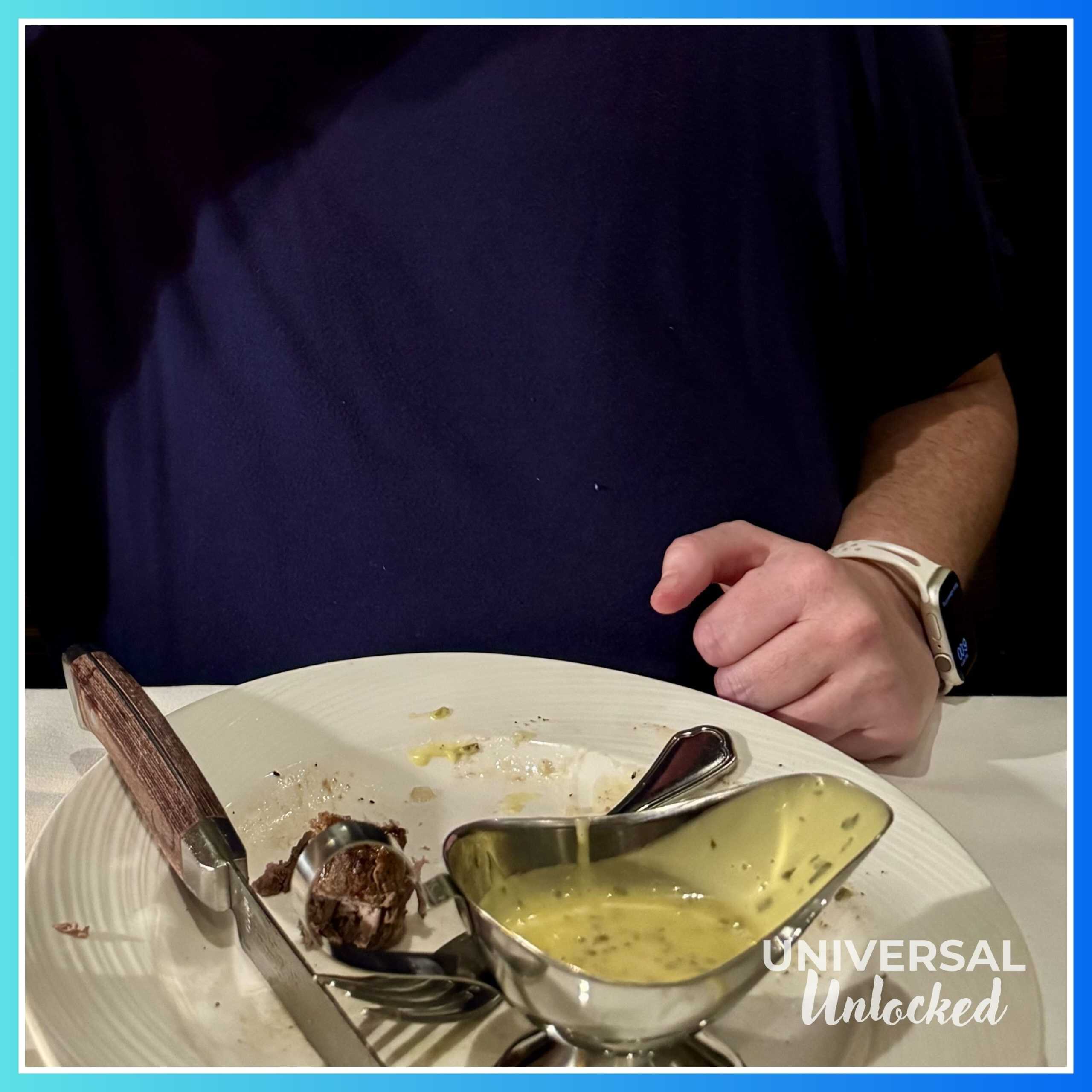 Gluten free Filet with Bearnaise at the Palm