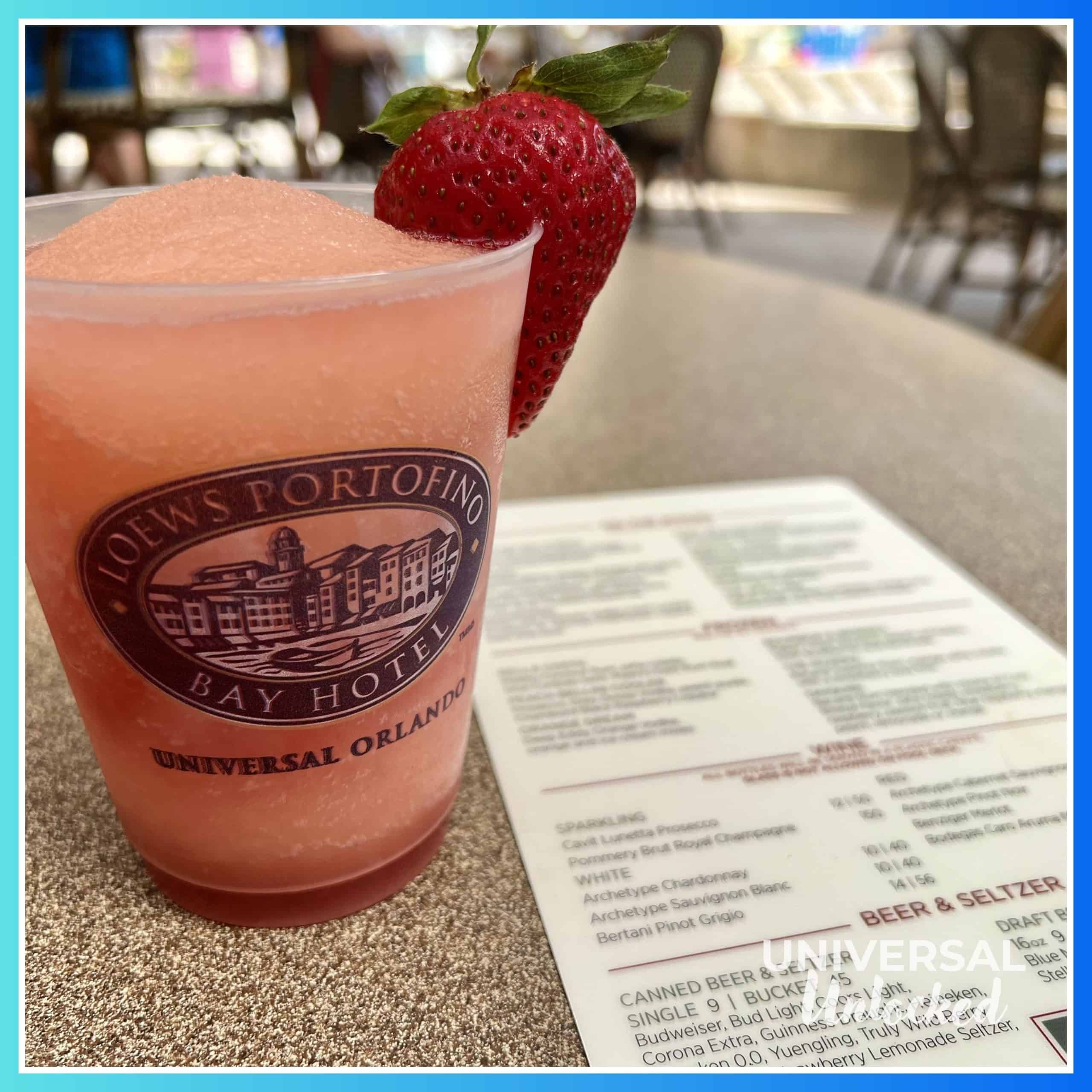 Strawberry Daquiri cocktail at Splendido Bar and Grille