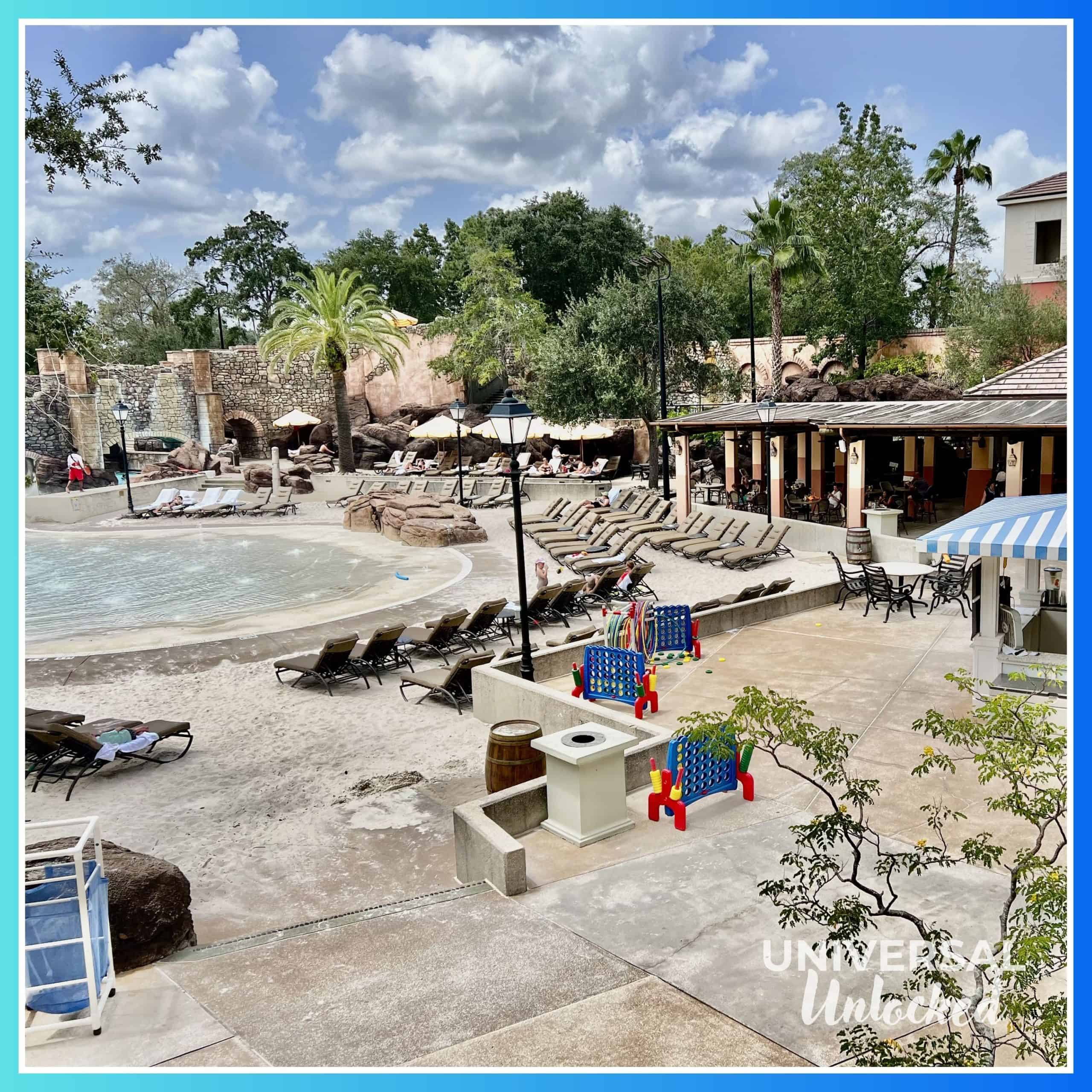 The Beach Pool and Splendido Bar & Grille at Loews Portofino Bay Hotel