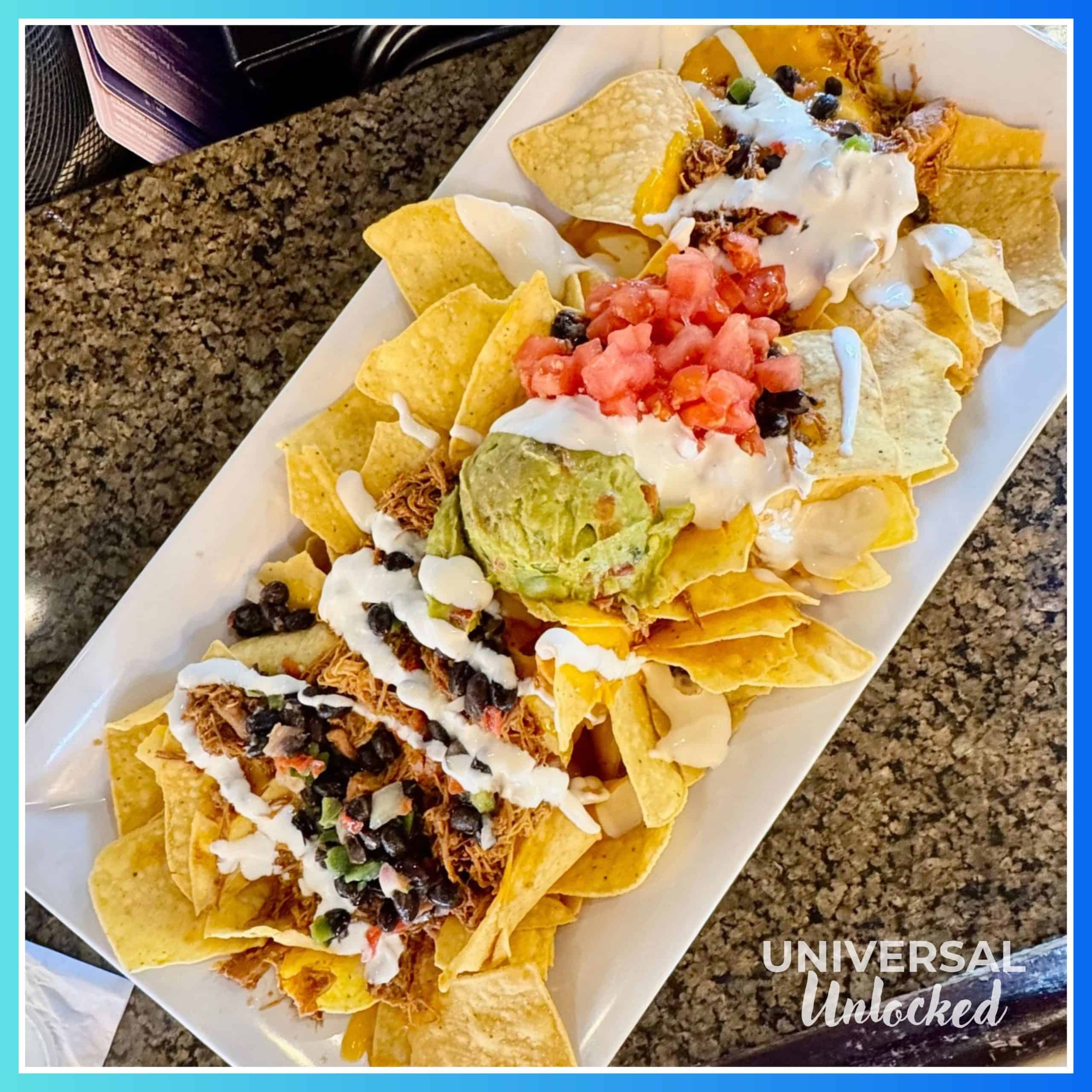 Gluten free nachos at Bula Bar & Grille